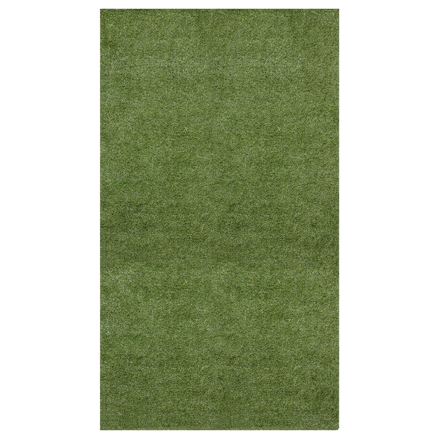 Ottomanson Artificial grass 7x41 Realistic Fake Grass Turf Rug For Patio Lawn Landscape 6.5-ft x 41-ft Artificial Grass