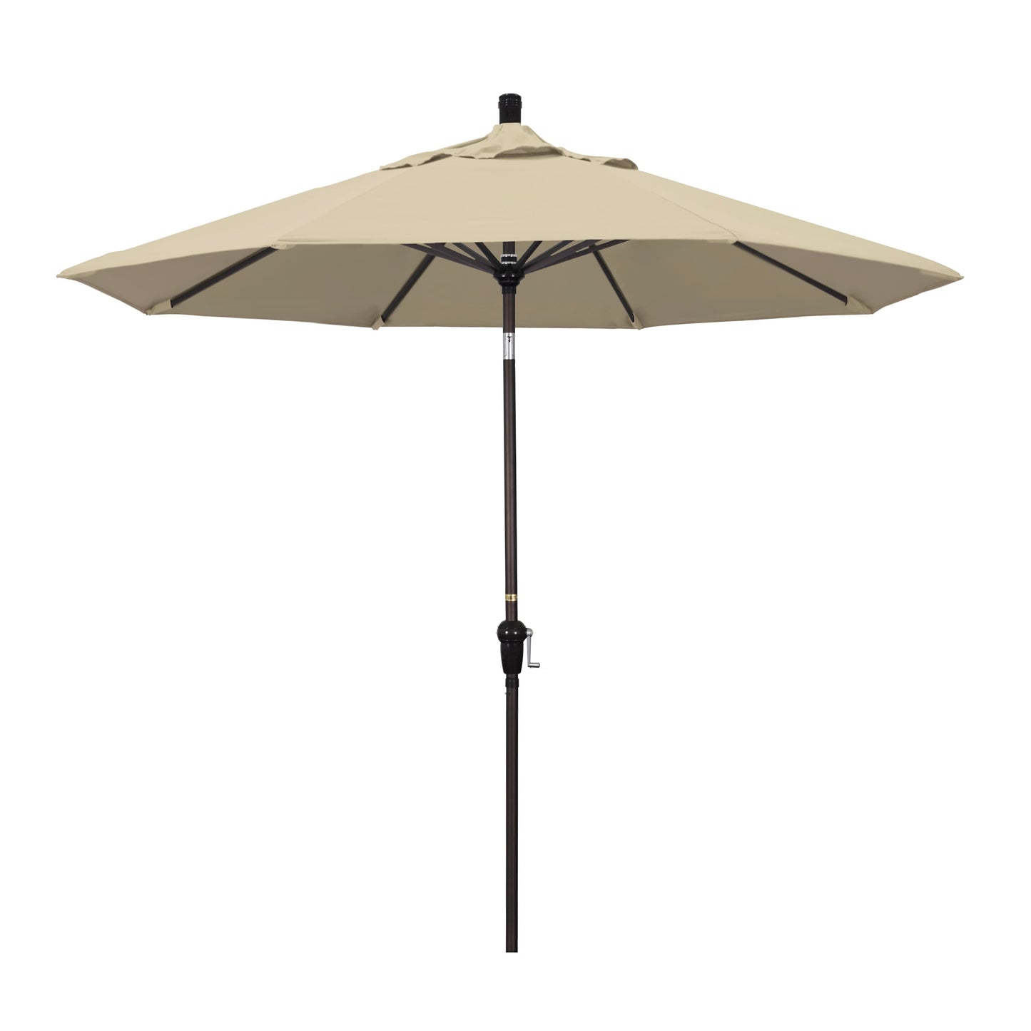 California Umbrella 9-Feet Aluminum Beige Market Patio Umbrella