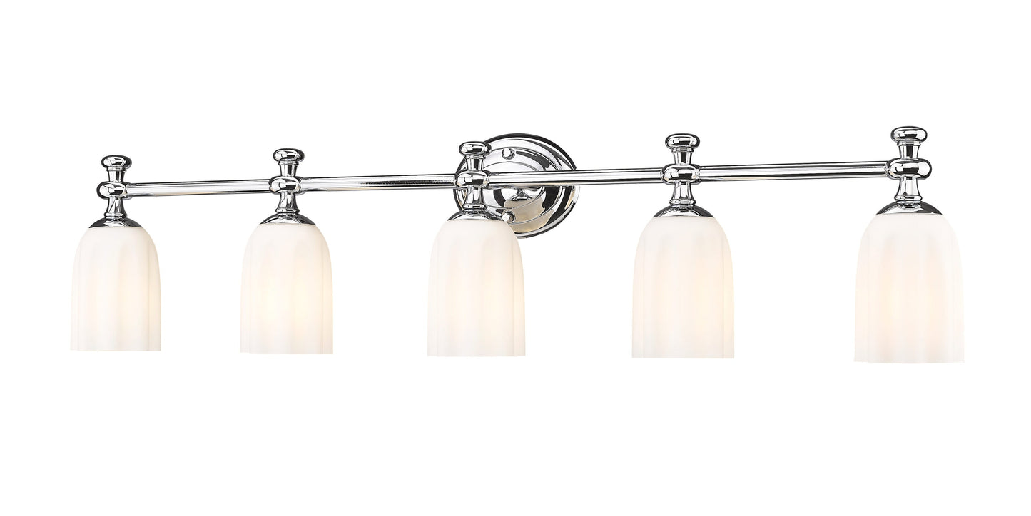 Z-Lite Orion 40.25-in 5 -Light Polished Chrome Transitional Vanity light