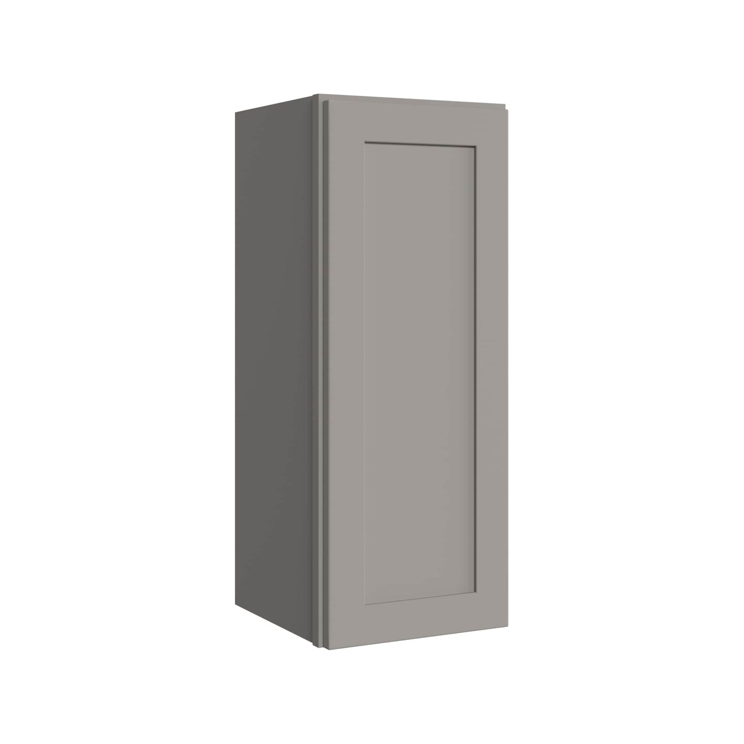 KraftMaid Momentum Deveron 12-in W x 30-in H x 12-in D Pebble Grey Wall Fully assembled Plywood Cabinet Recessed Panel
