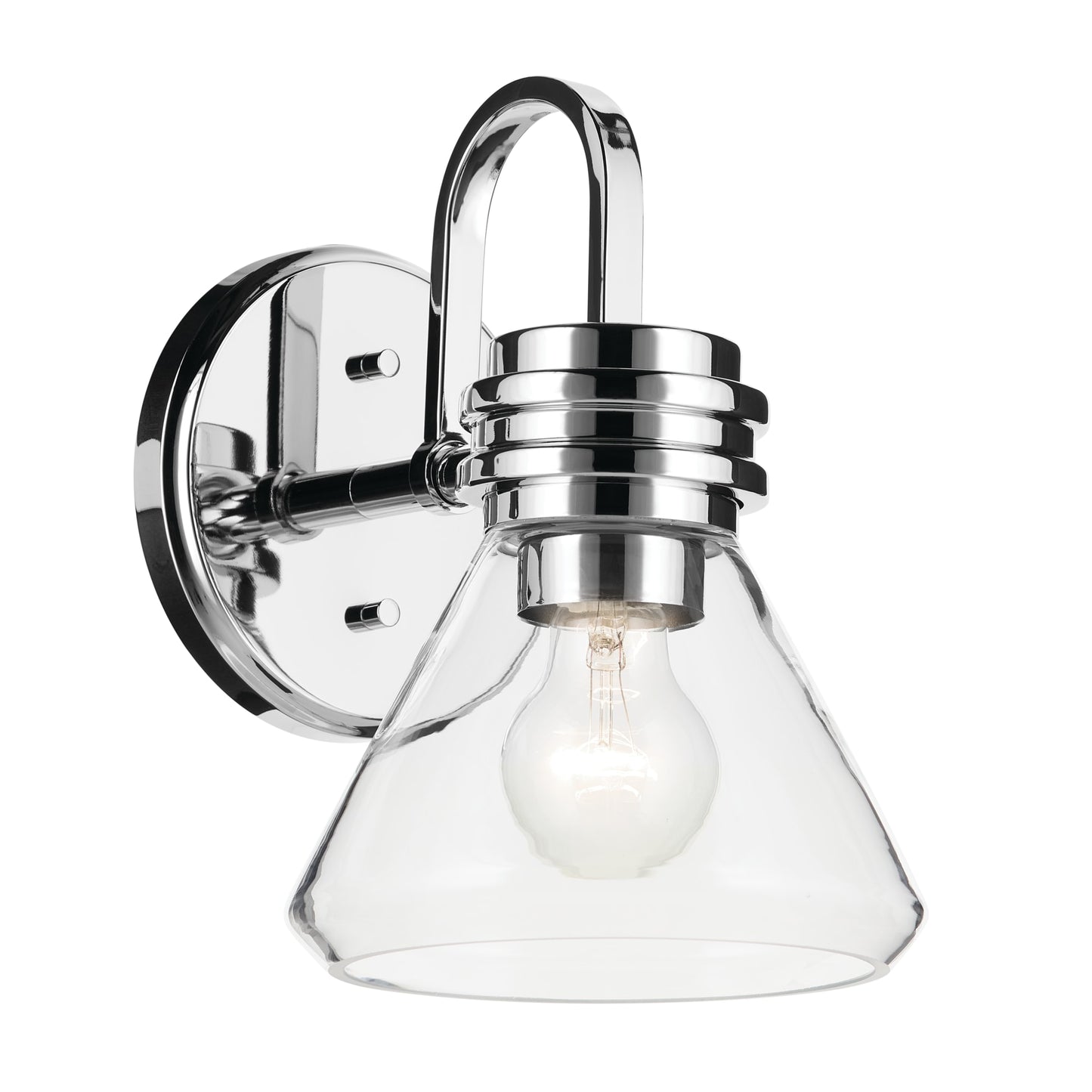 Kichler Farum 7.25-in 1 -Light Chrome Modern/contemporary Vanity light 6814550