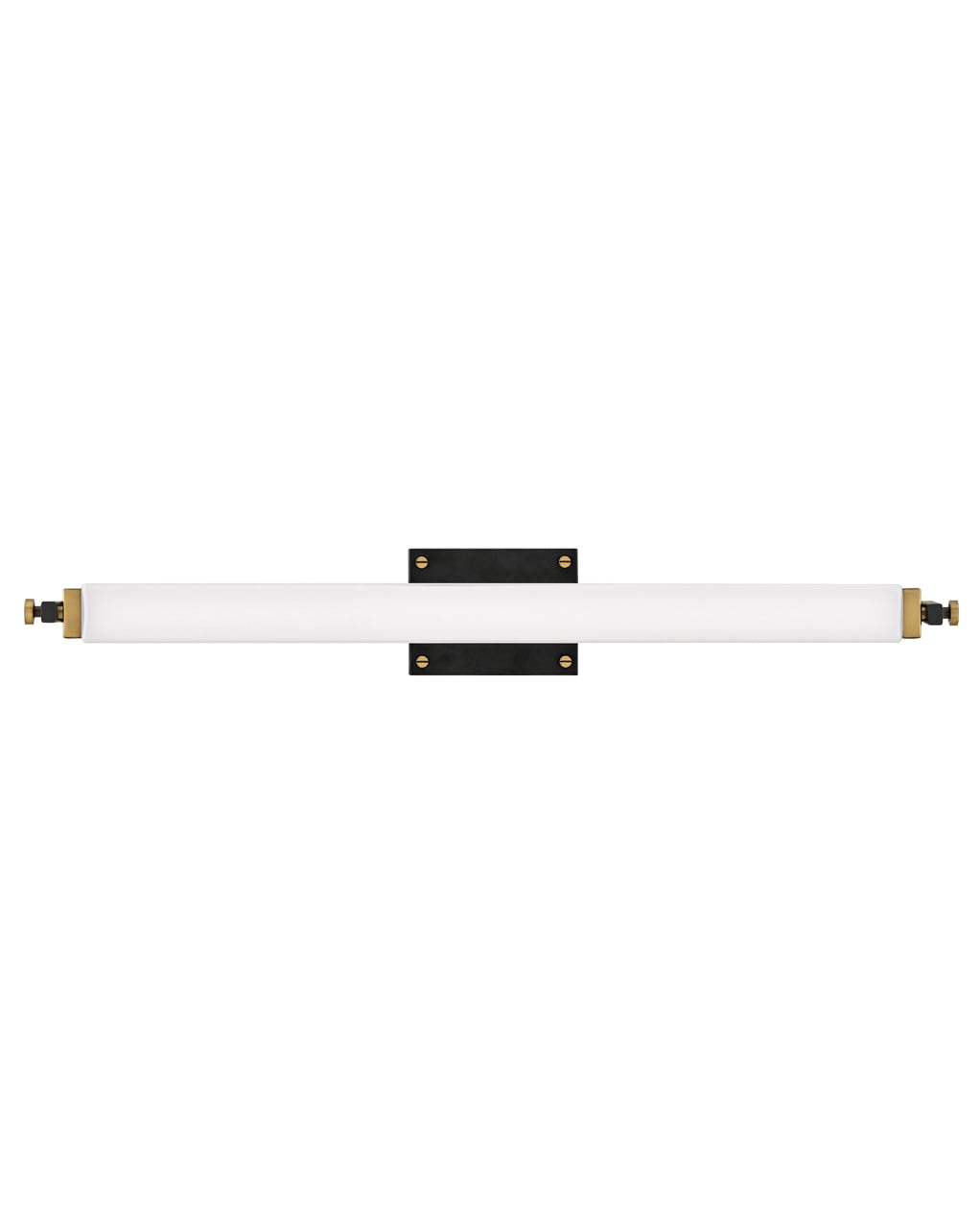 Hinkley Rollins 30.5-in 2 -Light Satin Black Integrated LED Transitional Vanity light bar 6808081