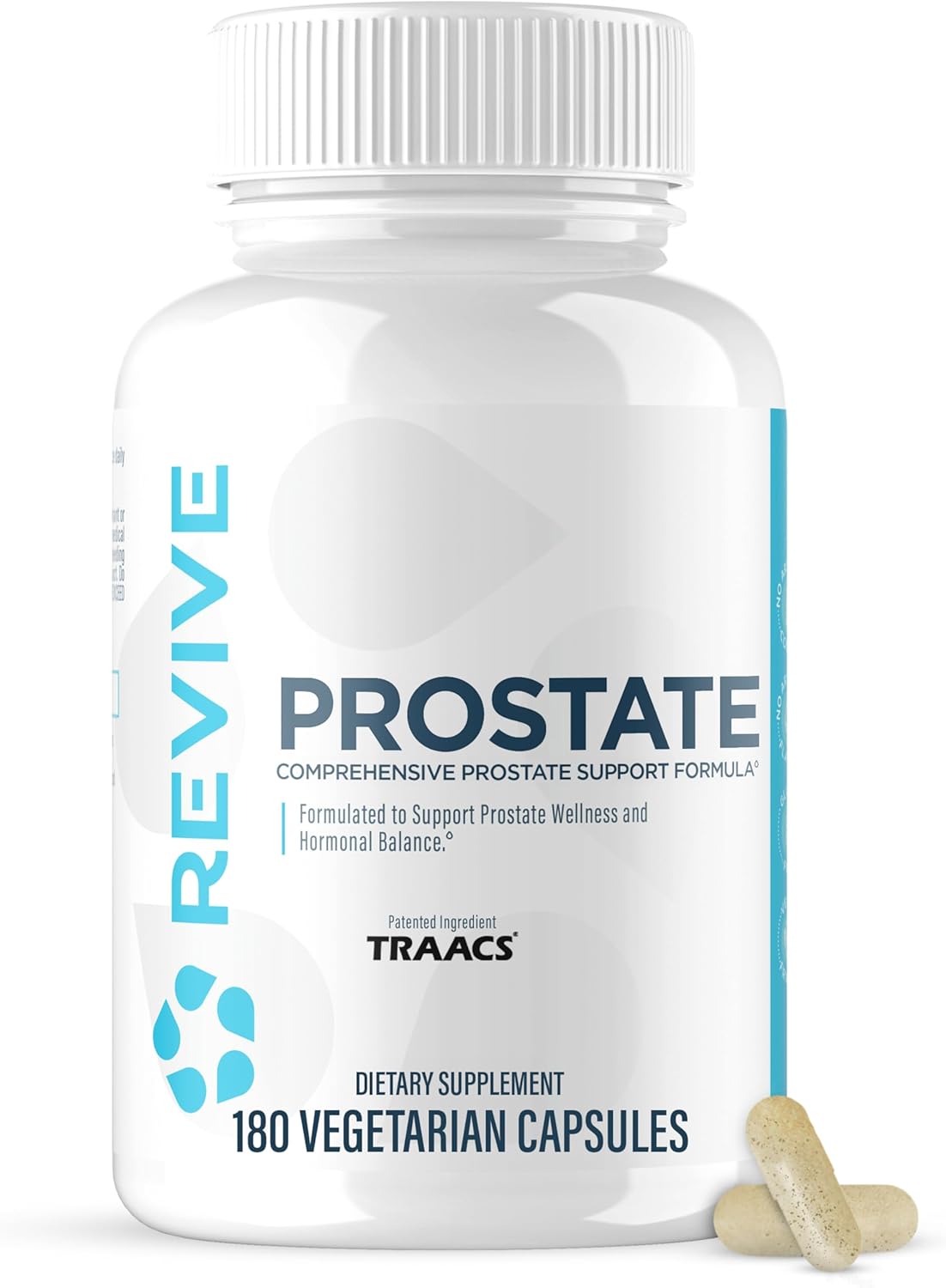 Revive MD Prostate Supplements for Men - Maintain Healthy Prostate-Specific Antigen (PSA) Levels, Estrogen Levels & Urinary Flow - Saw Palmetto & Beta Sitosterol for Prostate Health Support