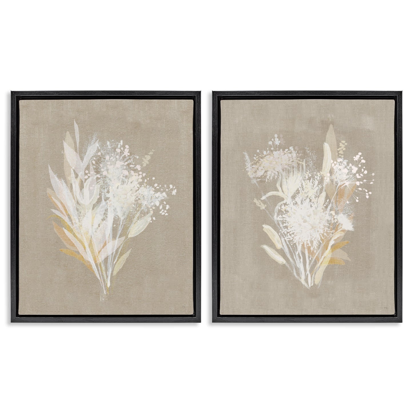 Stupell Industries Natural Herb Impression 2pc Floating Frame Set Design by Susan Jill