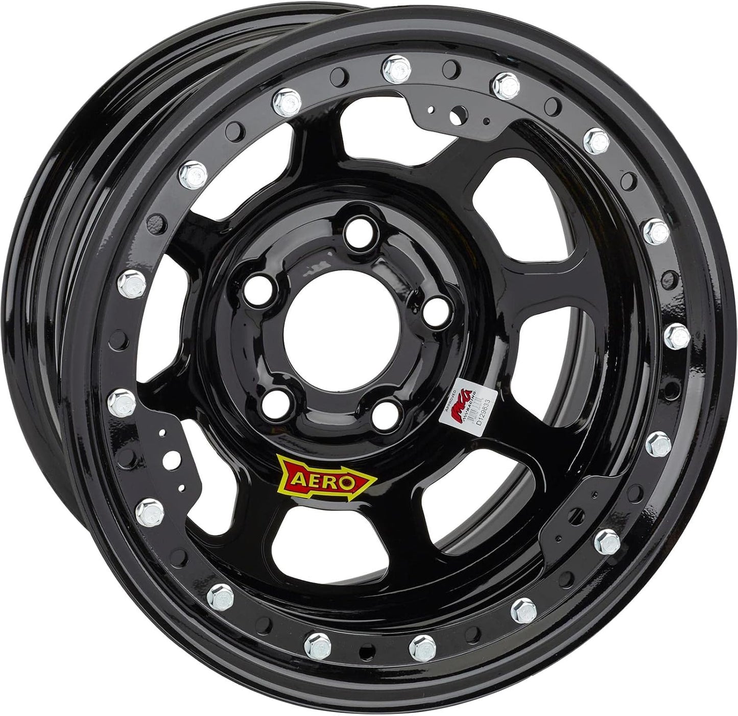 Aero Race Wheel 53-184720 15X8 2IN 4.75 BLACK