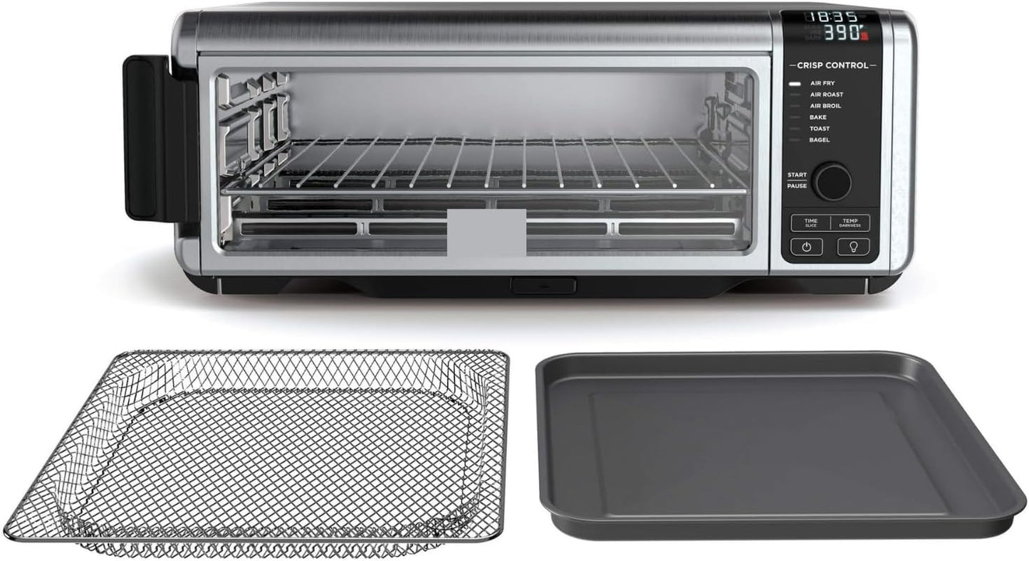 Foodi 6-in-1 Digital Air Fry, Large Toaster Oven, Flip-Away - Toast And Bagels Done The Way You Like: Use The Toast Darkness Selector To Get It Just Right