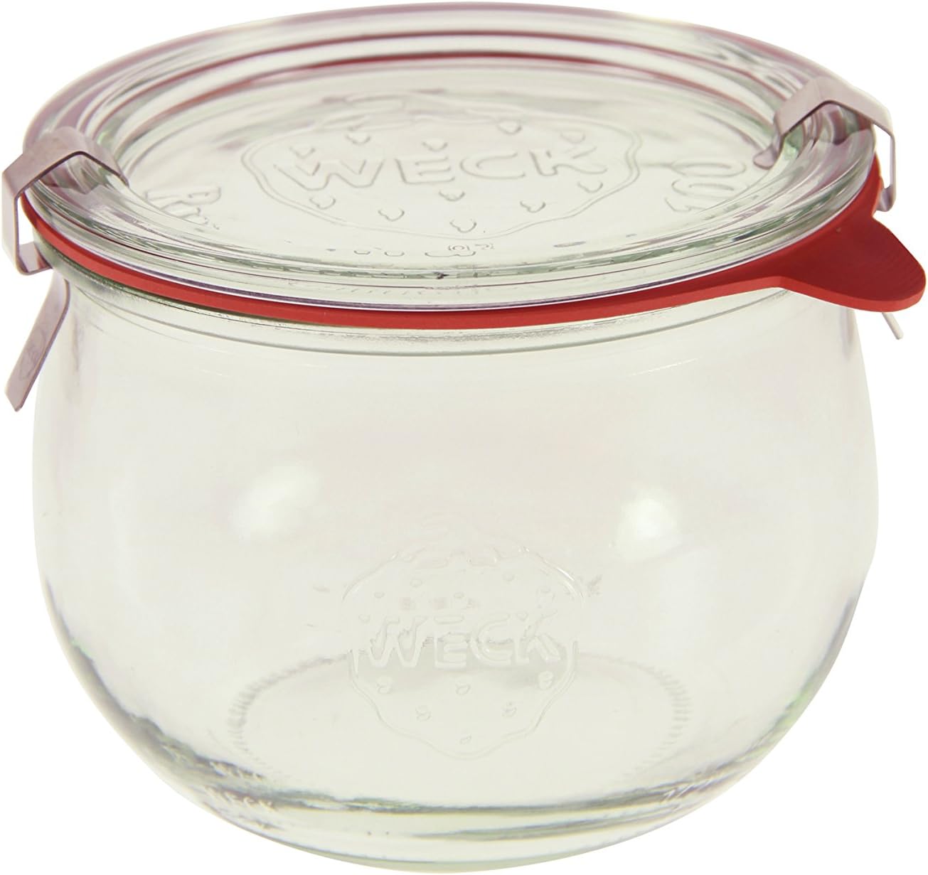 Weck 744 1/2L Tulip Jar Set of Six - 16.9 Ounce