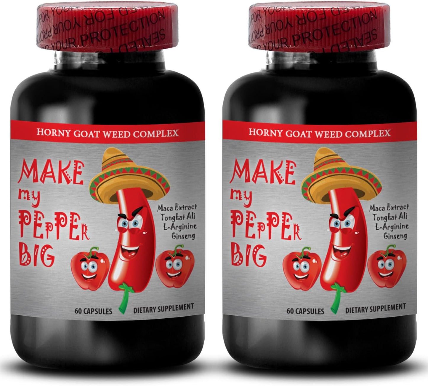 male enhancing pills increase size - MAKE MY PEPPER BIG - NATURAL MALE ENLARGEMENT, Maca, L-Arginine, Longjack pills, male performance enhancer, tongkat ali for men, male libido pills, 2 Bot 120 Caps