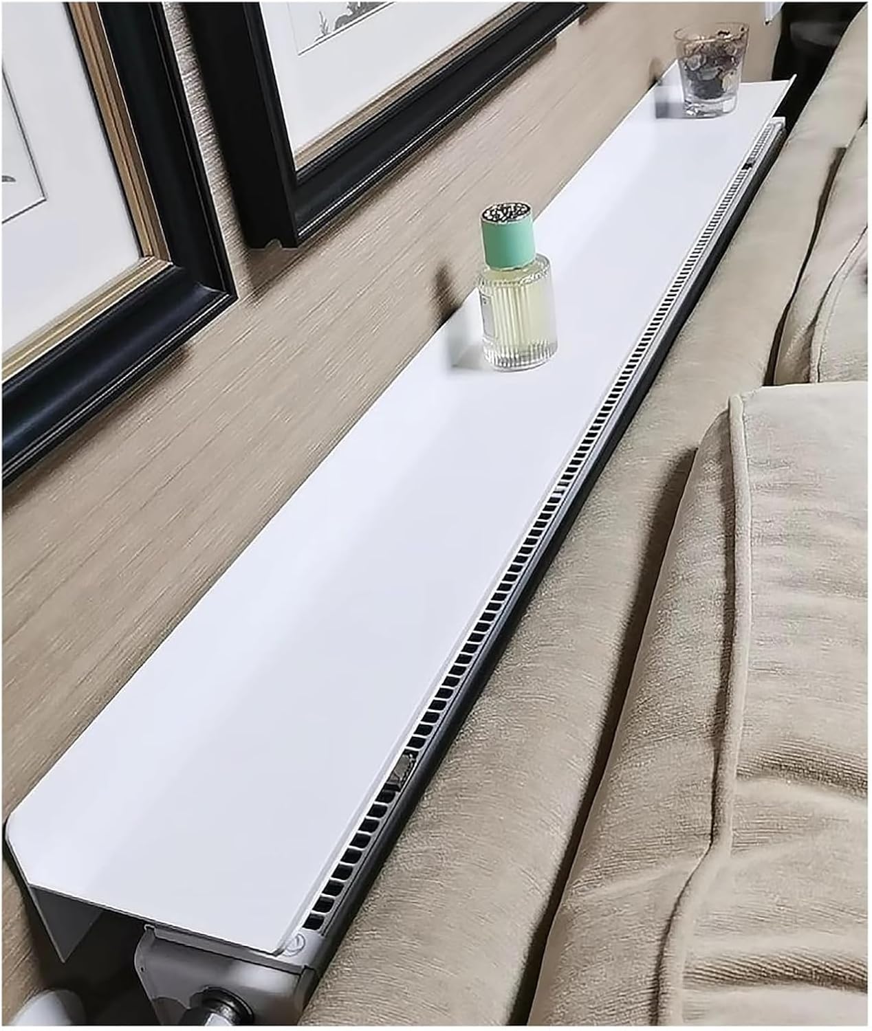 Radiator cover for old radiator,Radiator cabinet, Radiator Shelf No Drilling Home Covers for Bedroom\/Study\/Kitchen(200x15x10cm(78.7x5.9x3.9in))