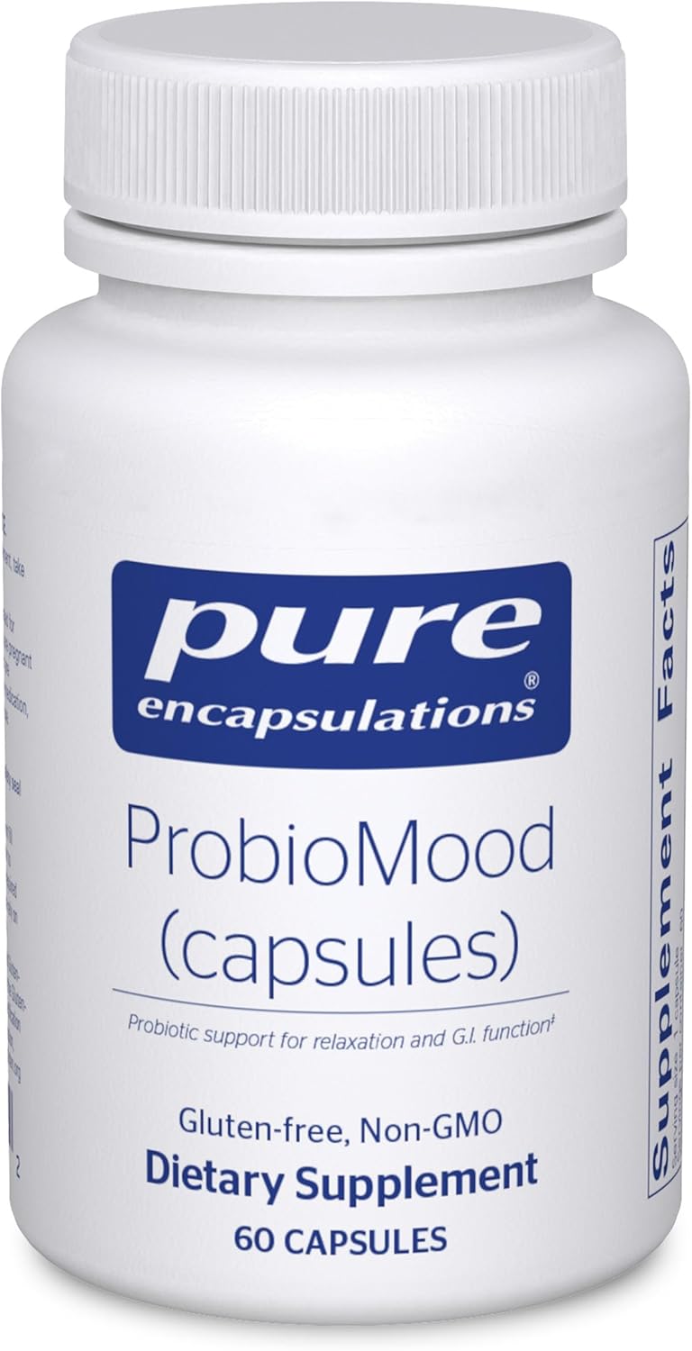 Pure Encapsulations ProbioMood | Shelf Stable Probiotic Combination Designed to Support Relaxation and G.I. Function* | 60 Capsules