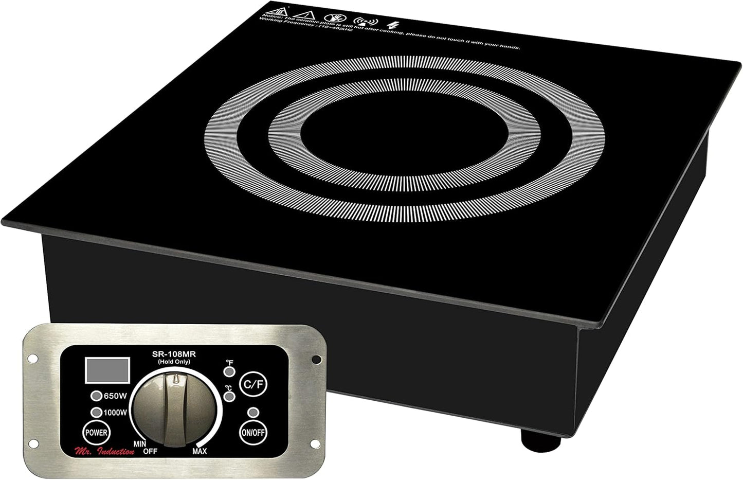 SR-108MRB: Built-In/Countertop Induction Warmer (Non Cooking/Hold Temperature Only)