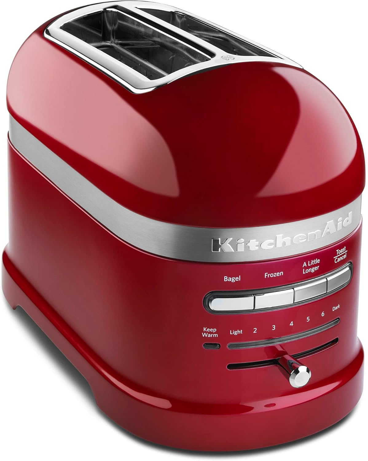 KitchenAid 2 Slice Pro Line Automatic Toaster with Extra Wide Slots KMT2203CA, Candy Apple Red