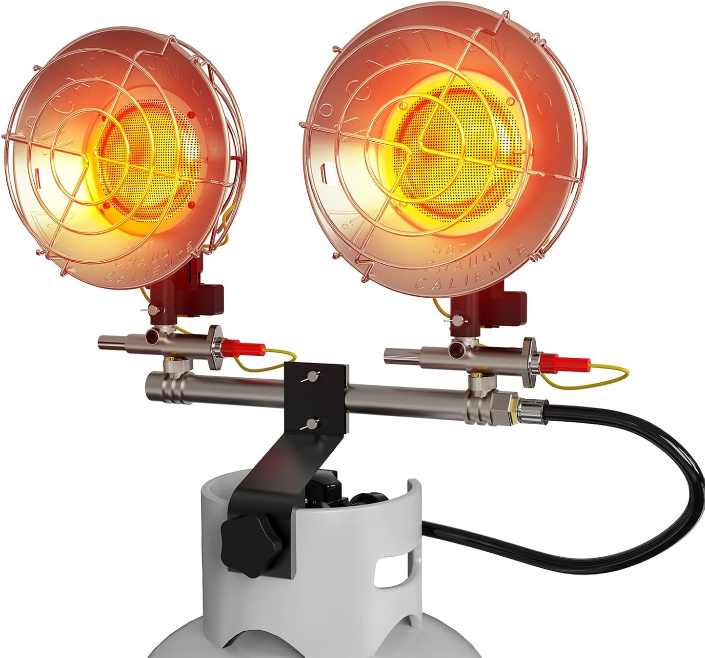 30000BTU Propane Heater, Portable Propane Heater for Outdoor Use with 3 Adjustable Modes and Safety Shut-off Valve for Patio, Camping, Fishing, Garage