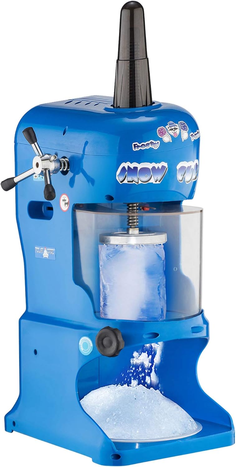Snow Cone Machine - Electric Block Ice Shaver and Snow Cone Maker with Adjustable Blades for Parties, Events, and More by Great Northern Popcorn