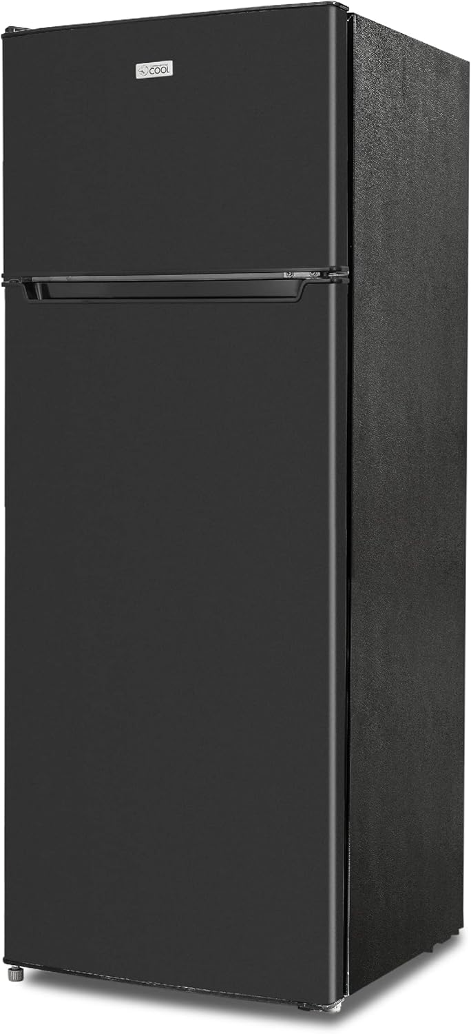 Commercial Cool CCR77LBB 7.7 Cu. Ft Freezer Refrigerator, Black