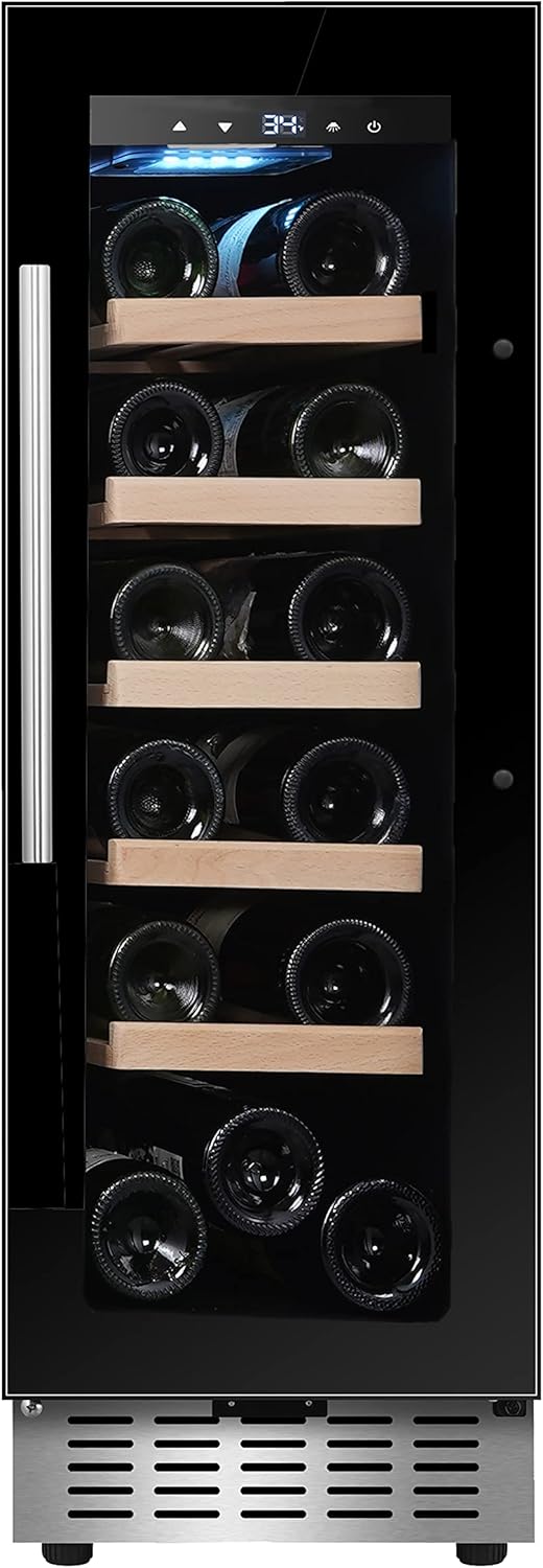 18 bottle Built-in/Freestanding Wine Ref with 7 color LED Lights