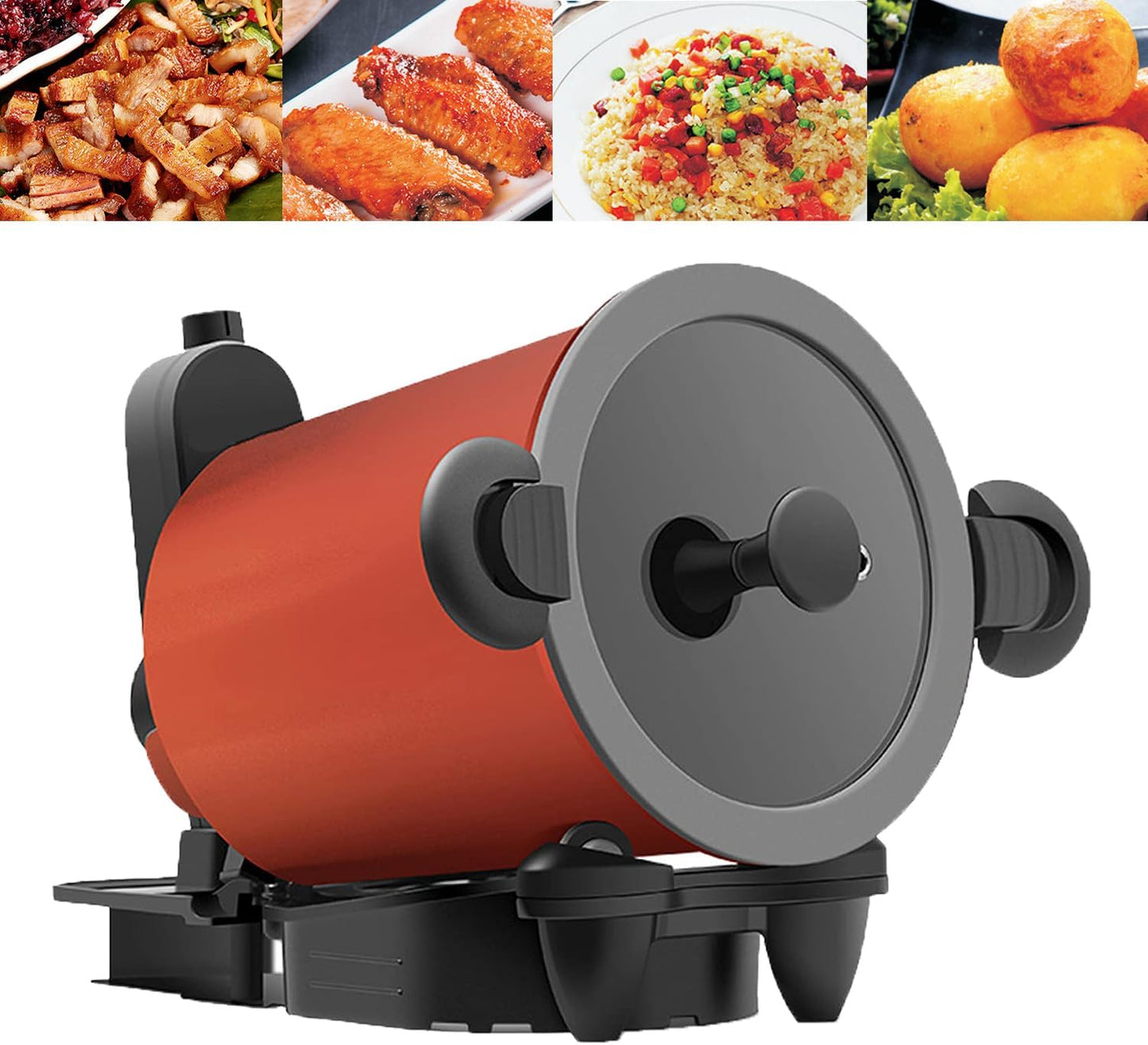 Automatic Cooking Machine, Multi-Function Non-Stick Pan Stir-Fry Machine Cooker, 360° Rotating Heating Pot Stirrer, for Home Restaurant
