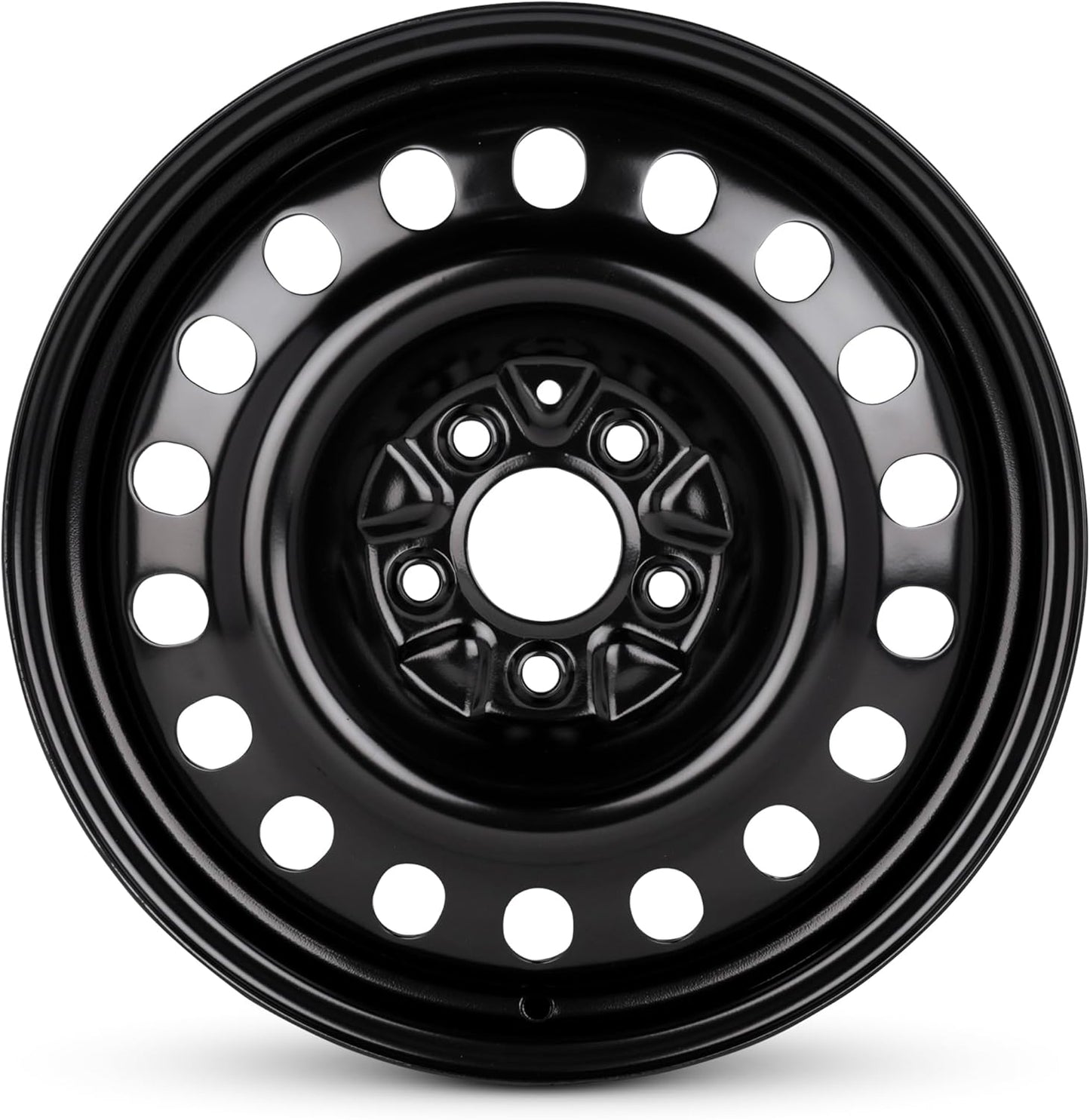For 10-14 Chrysler 200 17 Inch Painted Black Steel Rim - OE Direct Replacement - Road Ready Car Wheel