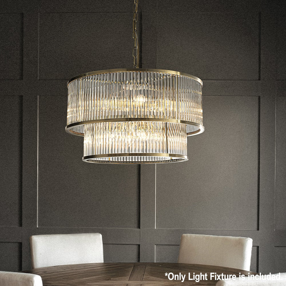 AloaDecor Lighting 10 -Light Antique Bronze Modern/contemporary For Use in Bedrooms, Dining Rooms, Foyers, Kitchens, Living Rooms Chandelier