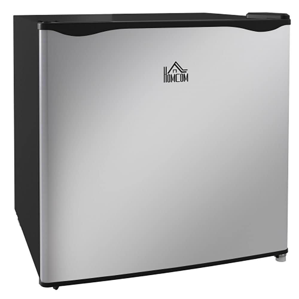 GZMR Mini Freezer Countertop 1.1 Mini Fridge with Freezer ( Silver )