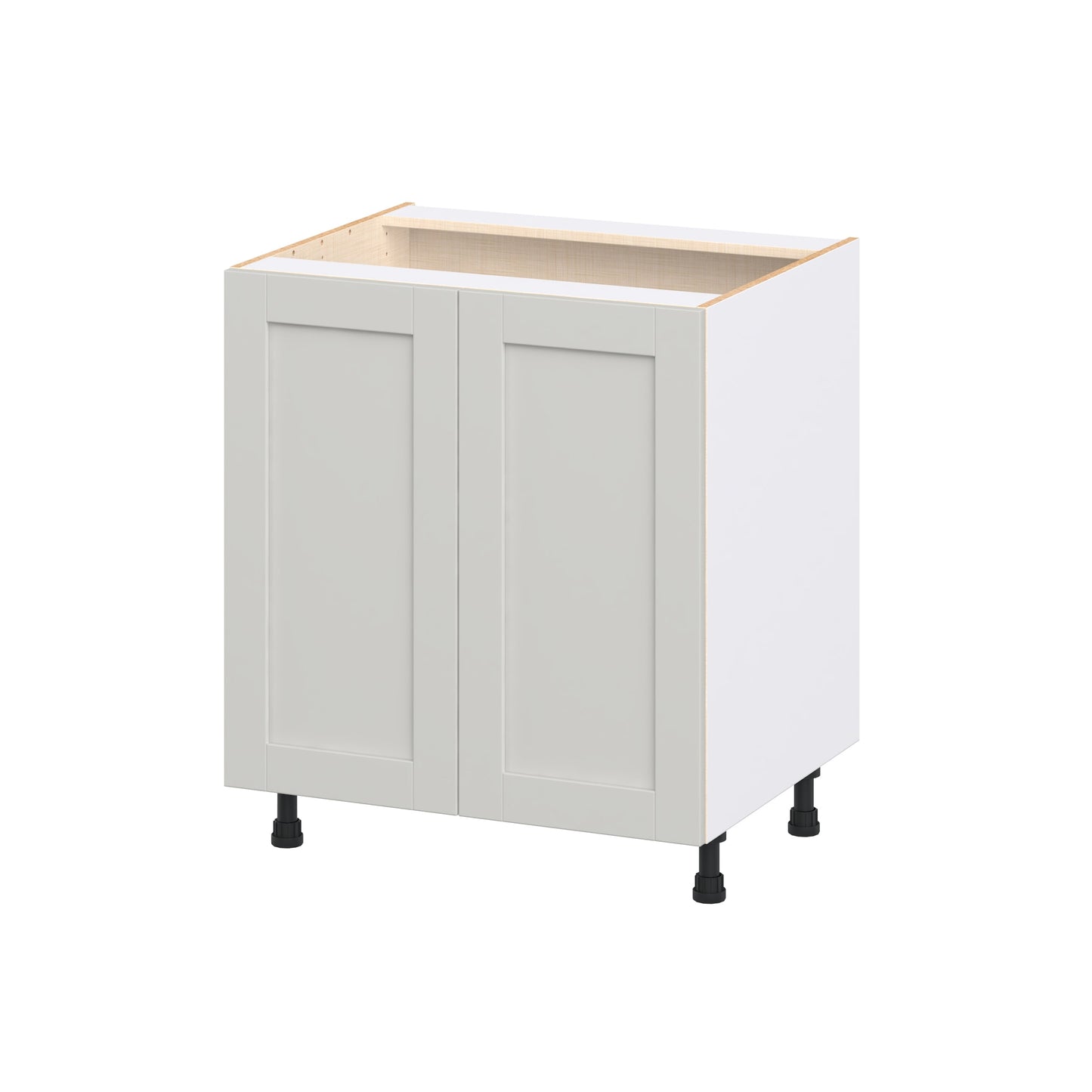 Hugo&Borg Charlesberg 30-in W x 34.5-in H x 24-in D Light Gray Base Fully assembled Cabinet Flat Panel