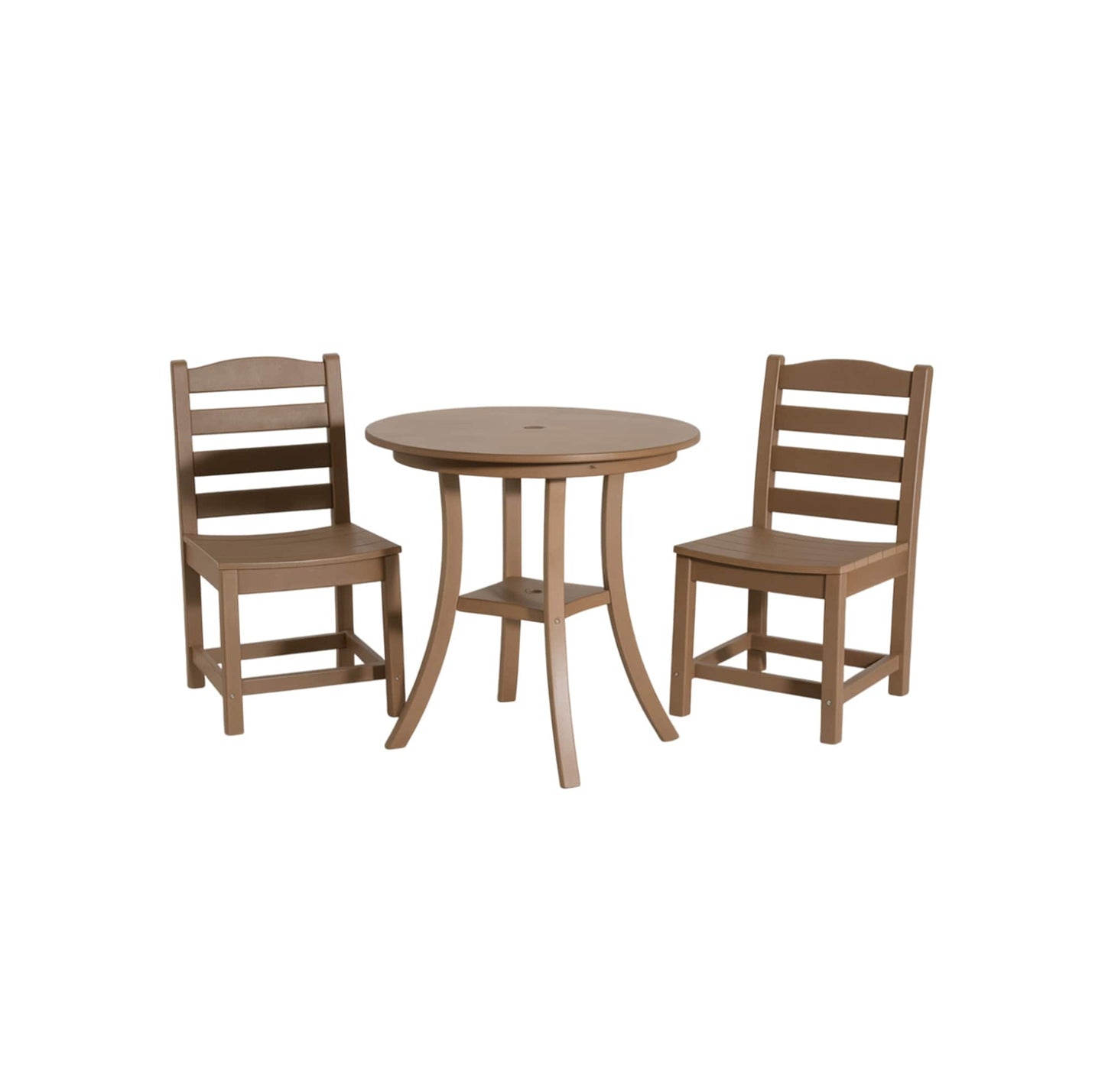 Bybafun 3 -Piece Patio Conversation Set with Brown