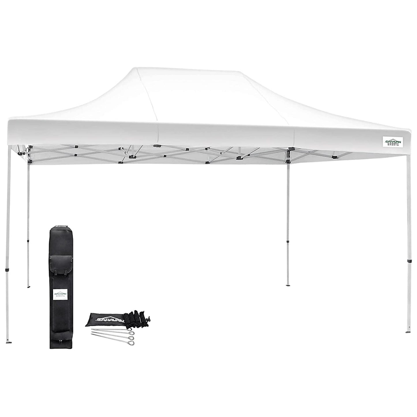 Caravan Canopy TitanShade 10 by 15 Foot Instant Steel Frame Canopy Kit White