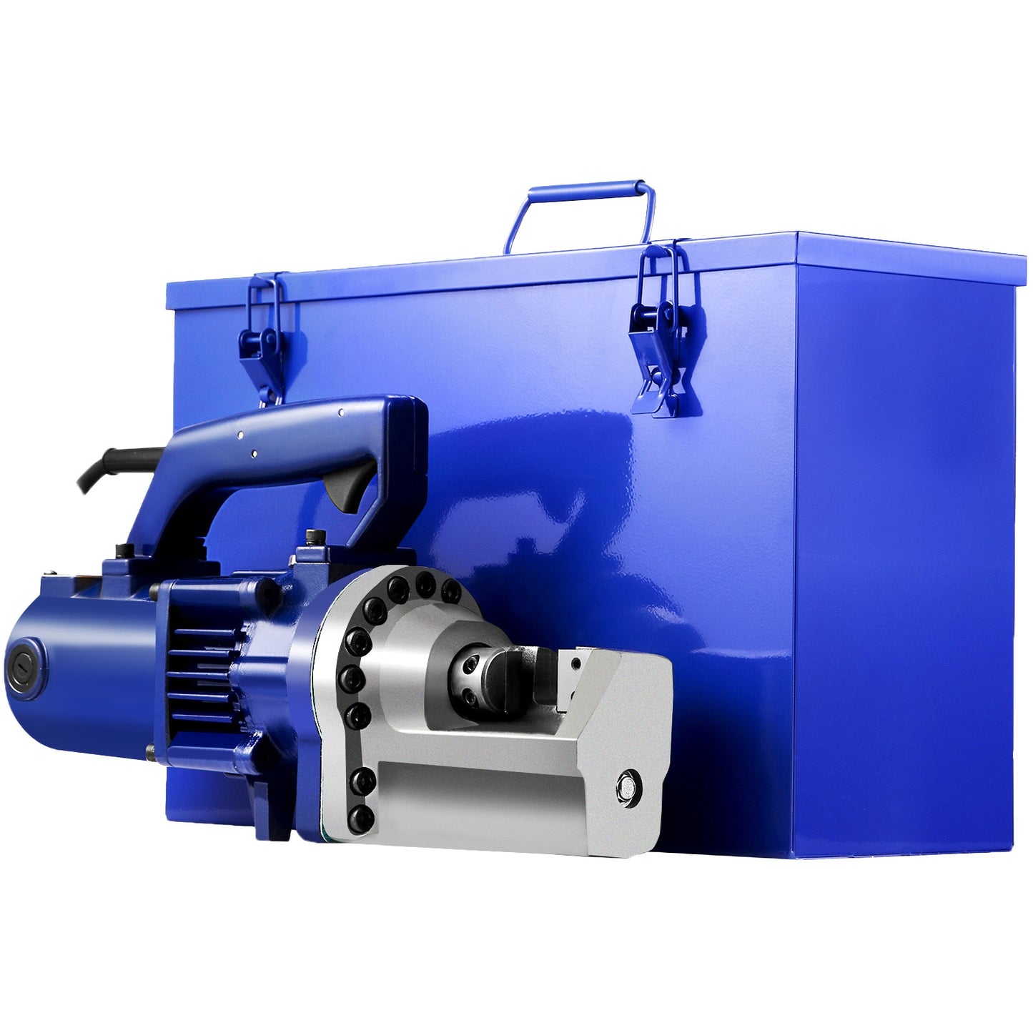 VEVOR Electric Rebar Cutter 1350W Portable Electric Hydraulic Rebar Cutter Cutting up to 7/8 Inch #7 4-22mm Rebar within 4.5 Seconds 110V with Easy to Carry Stainless Box