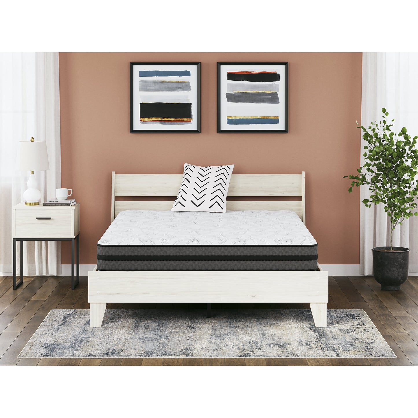 Signature Design by Ashley Sleep Essentials 10 Inch Full Hybrid Mattress Medium Support Gel Memory Foam