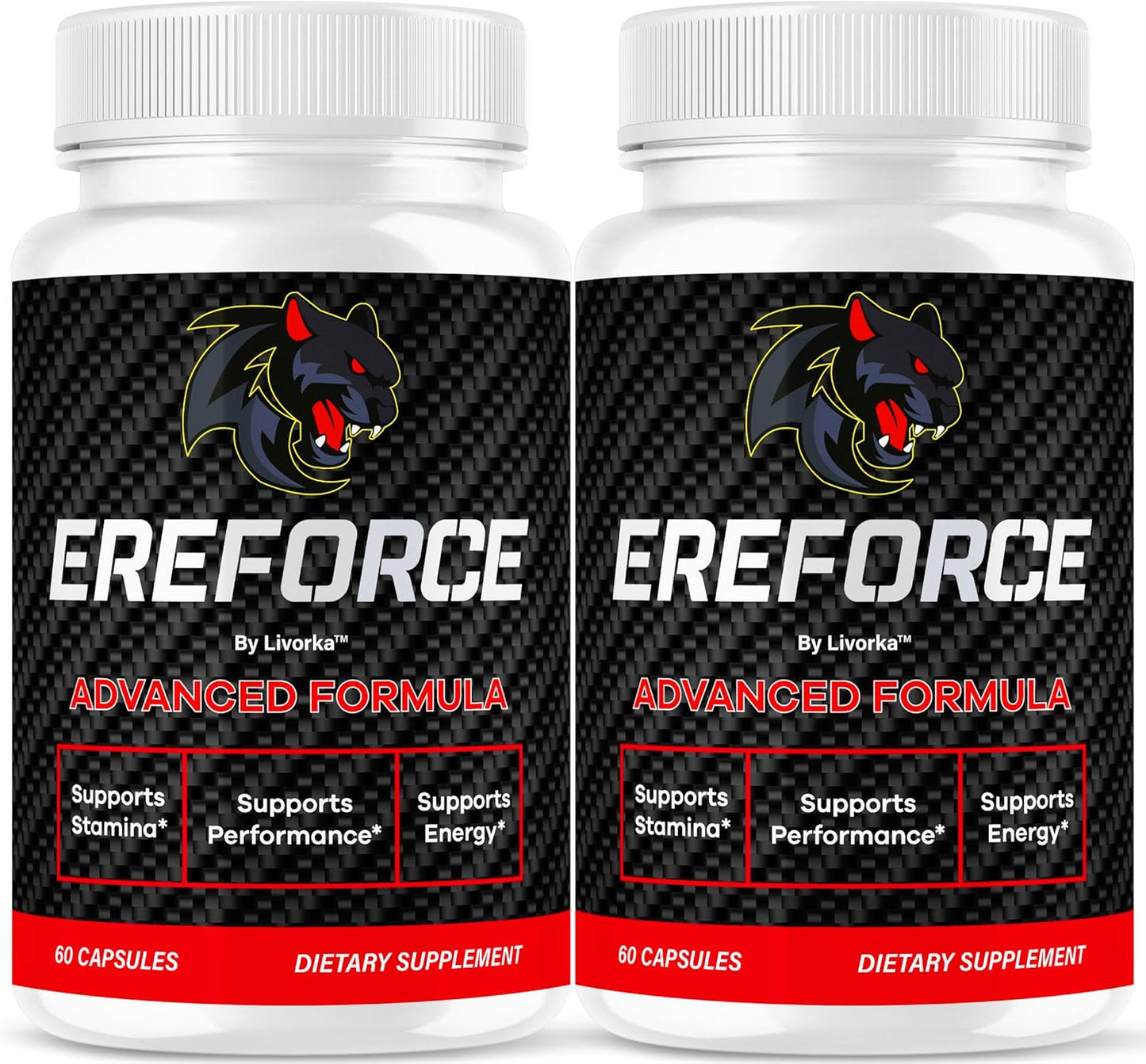 (2 Pack) Ereforce - Ereforce Capsules Advanced Daily Formula Premium All Natural Ingredients- Maximum Strength, EreforcePills Support Reviews for Overall Health and Wellness, 120 Capsules for 2 Months