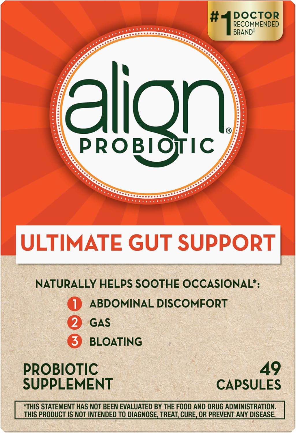 Align Probiotic Supplement Capsule 49 count (Packaging May Vary)