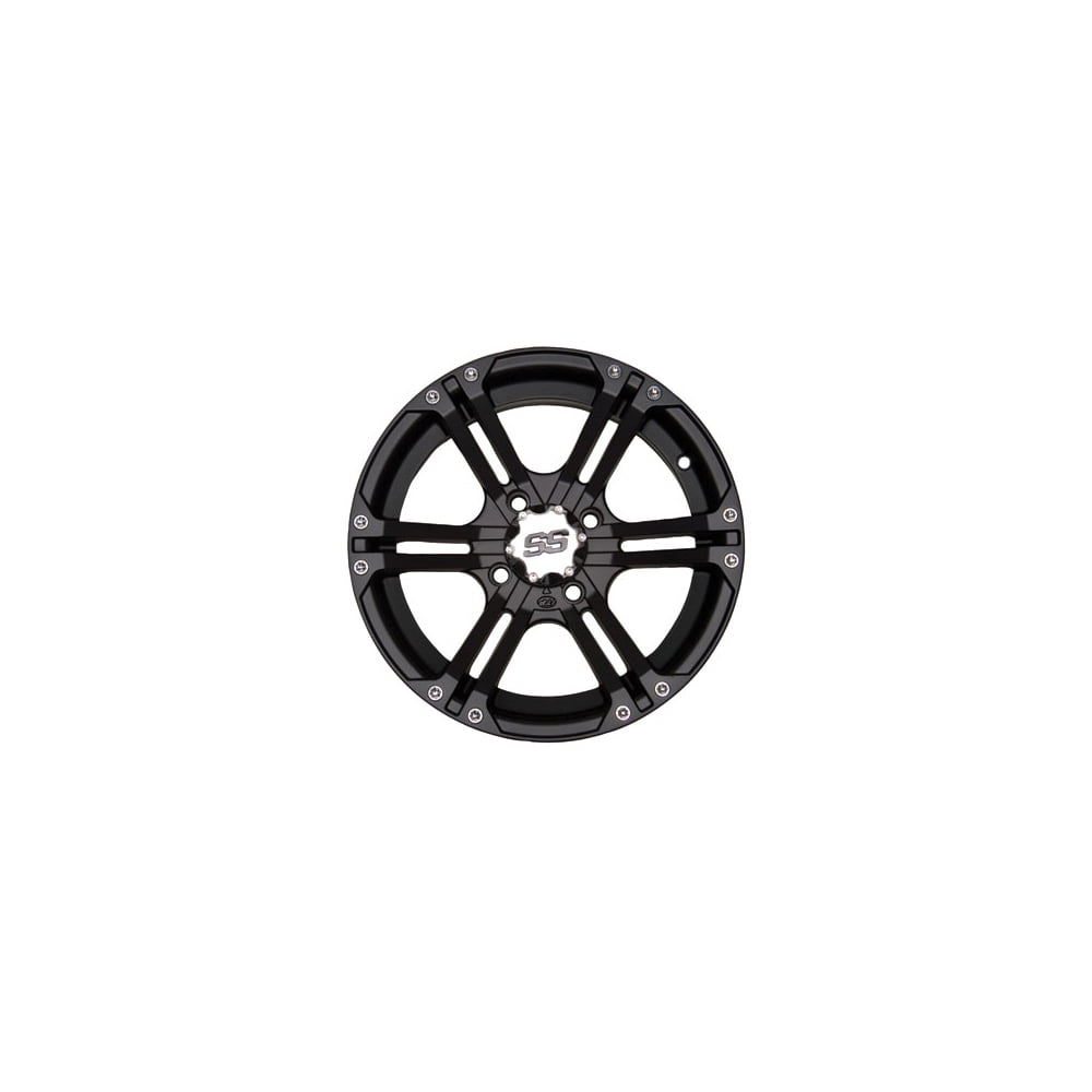 ITP SS212 Alloy Series Wheel 14x6 4.0 + 2.0 Matte Black 4/137_12mm Compatible With Can-Am Maverick X3 X RS Turbo RR Smart-Shox 2021