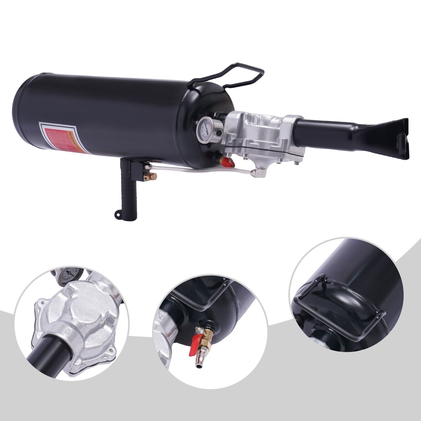 8L Portable Tank Air Tire Bead Seater Blaster Tool Trigger Seating Tire Inflator for Cars, Motorcycles, Electric Cars