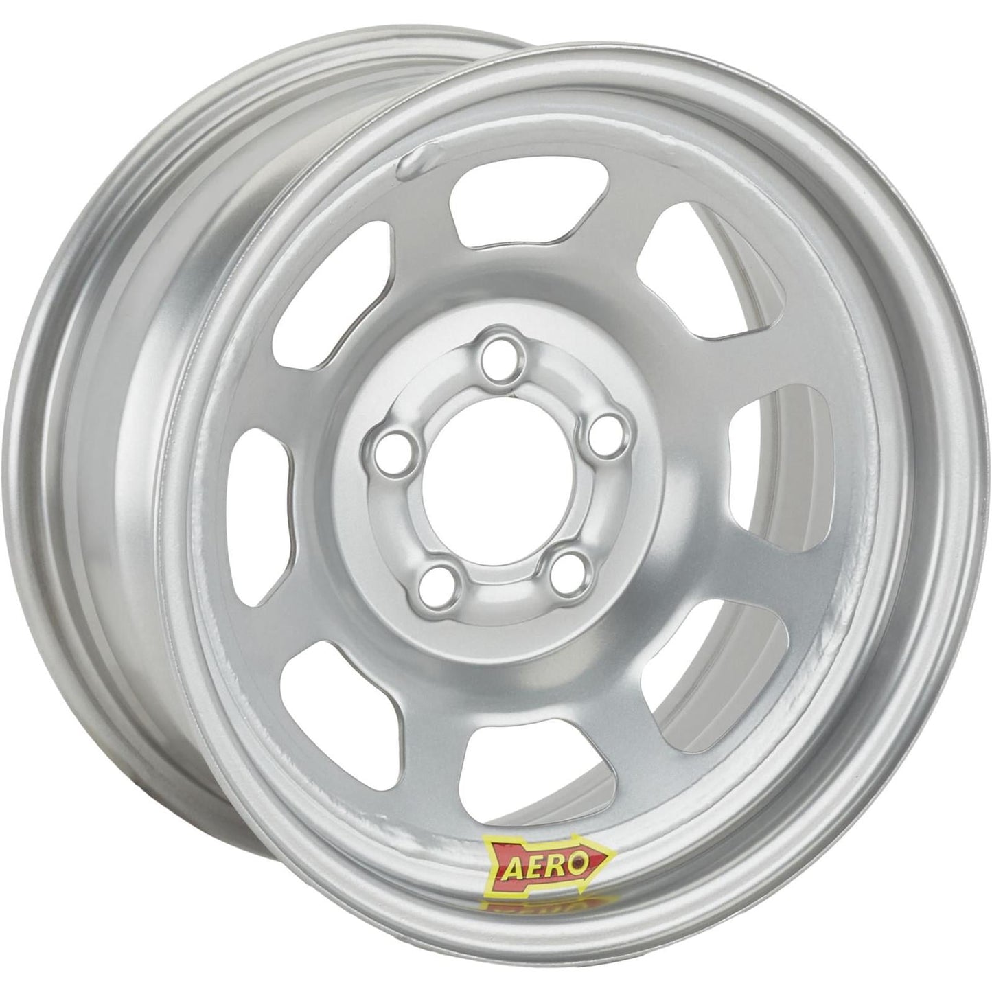 AERO 50 Series 5x5 DOT Certified 15 x 7 Silver Wheel, 3 Offset