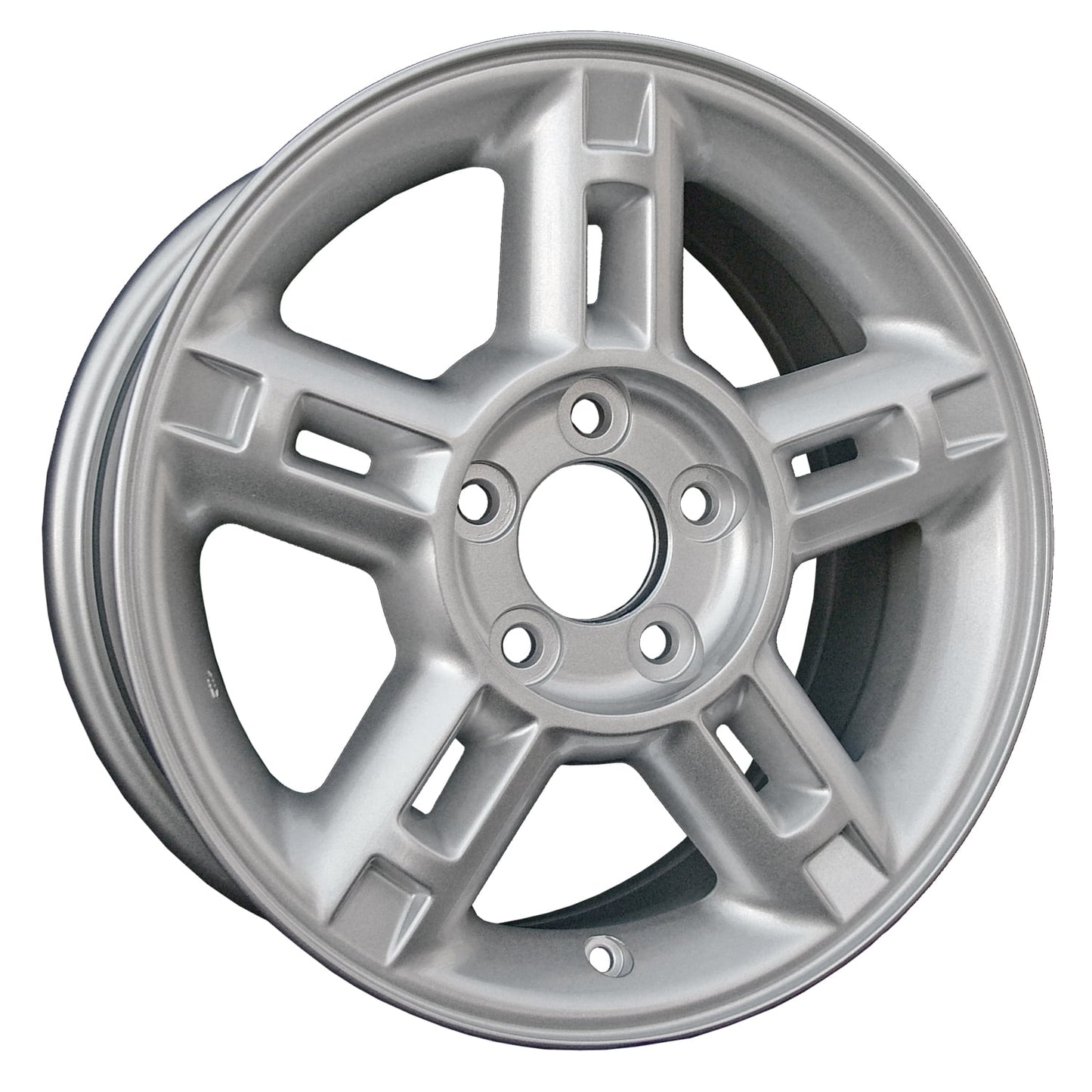 Aftermarket 2002-2005 Ford Explorer 16x7 Aluminum Alloy Wheel, Rim Sparkle Silver Full Face Painted - 3450