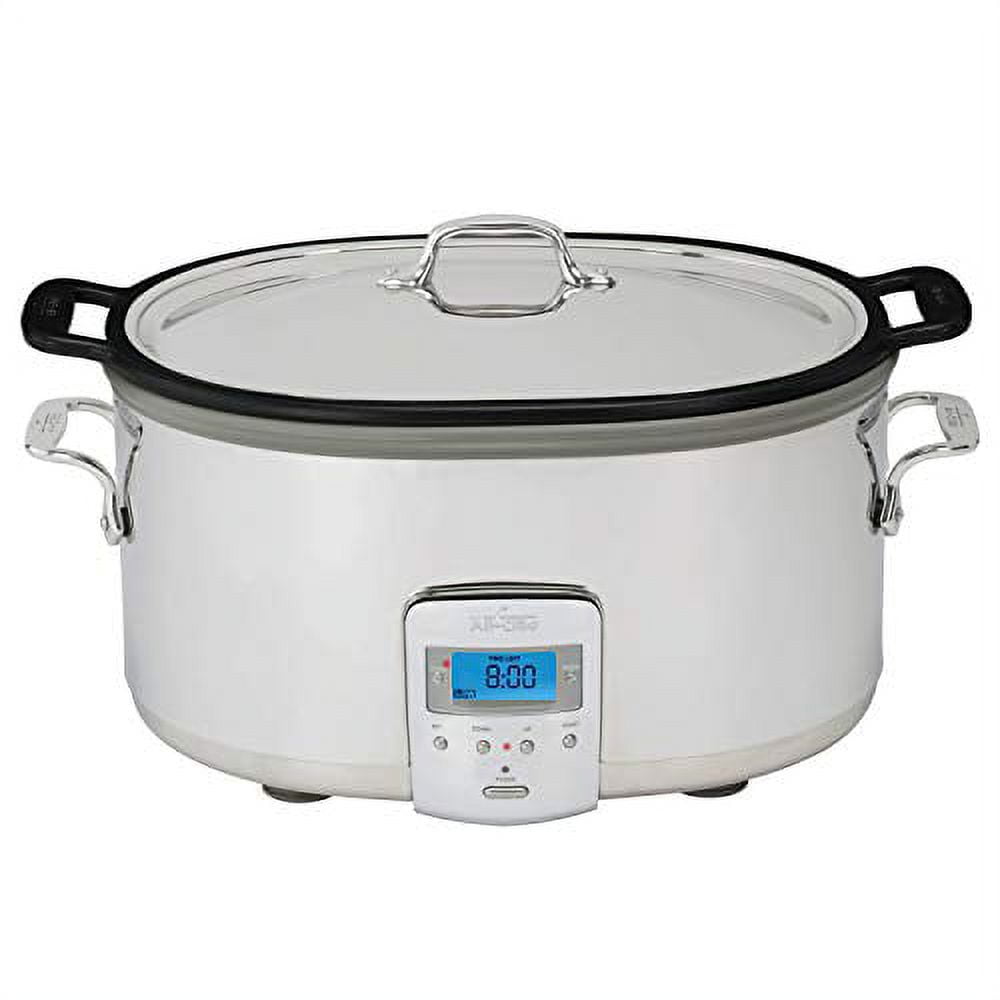 All-Clad Stainless Steel Slow Cooker with Aluminum Insert, 7 quart