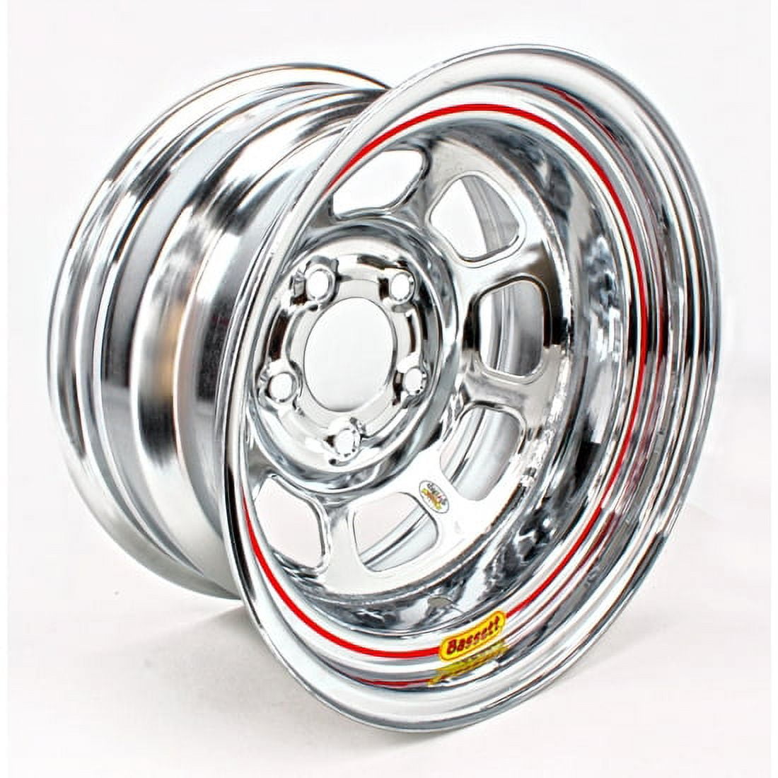 Bassett 58DF4WC 15X8 D-Hole 5x4.5 4 In Bckspc Wissota Wheel