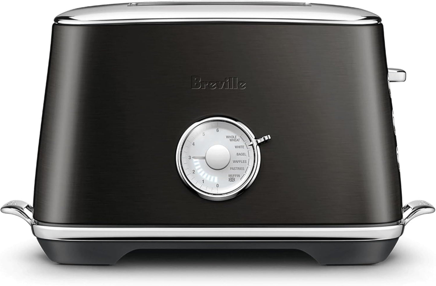 Breville BTA735BST Toast Select Luxe Kitchen Toaster, 2 Slice, Black Stainless Steel