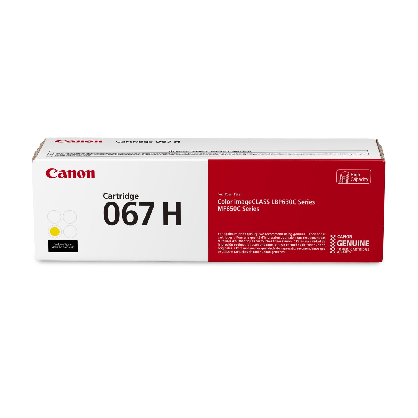 Canon Toner Cartridge 067 H Yellow
