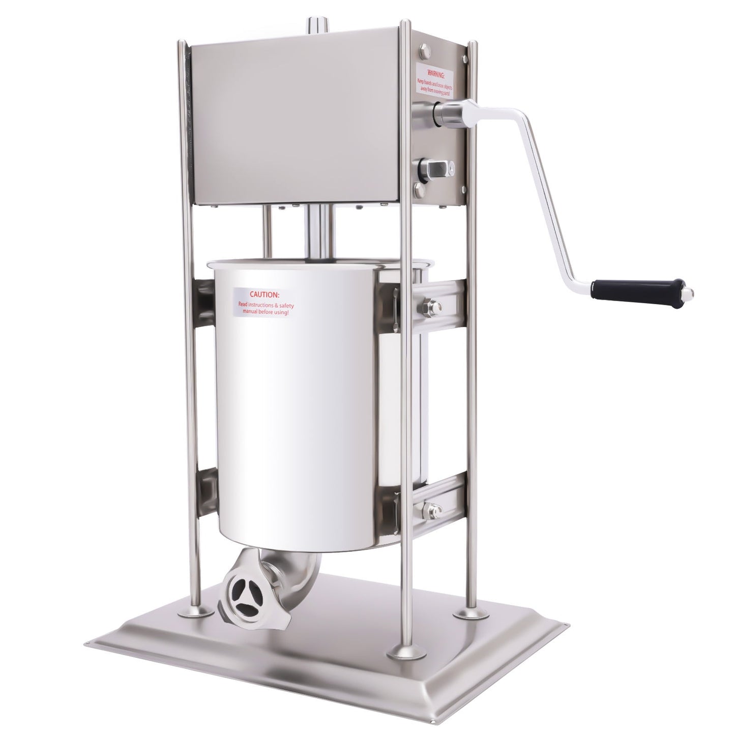 ChicHomey Versatile 10L Churro Maker with 4 Shape Molds and Comfortable Hand Crank, Ideal for Making Homemade Churros, Sausages, and More
