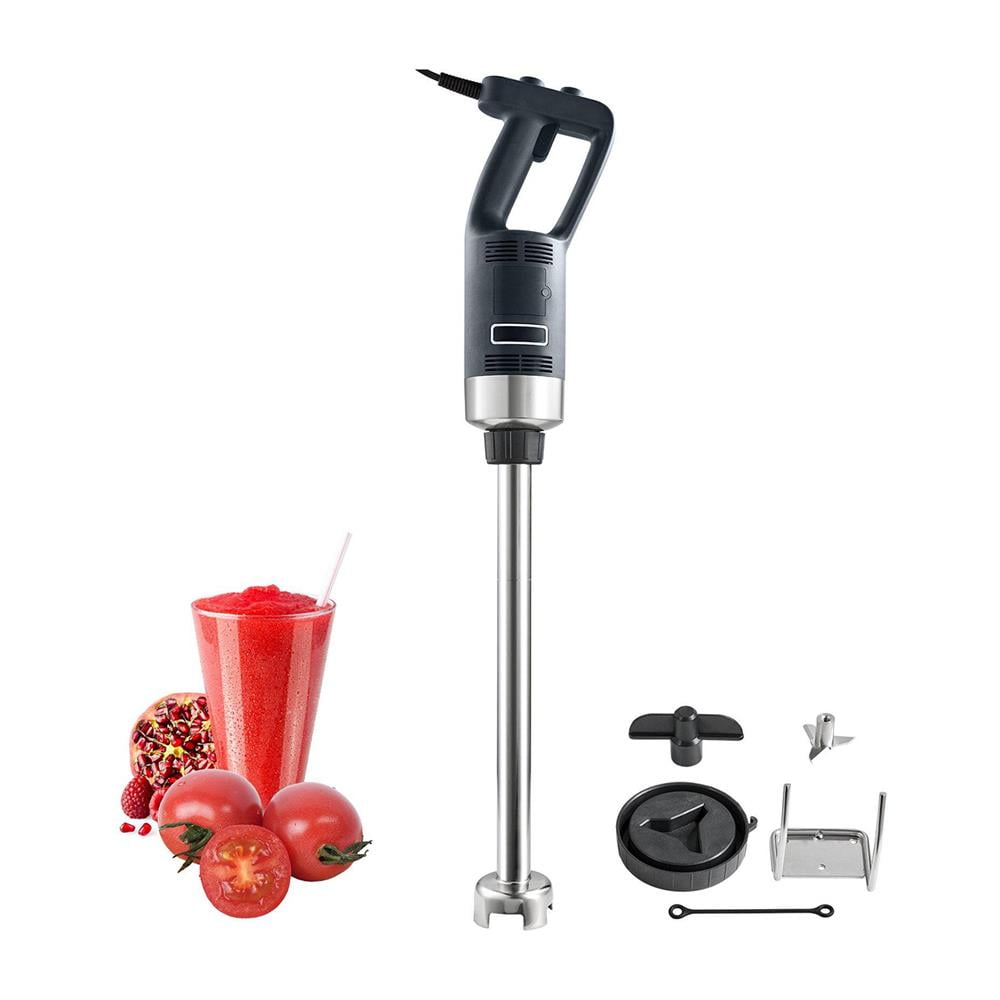 Choco Moon Commercial Immersion Blender 500W Heavy Duty Hand Mixer, 12" 304 Stainless Steel Blade, Variable Speed for Soup/Smoothie, Ergonomic Anti-Slip Grip