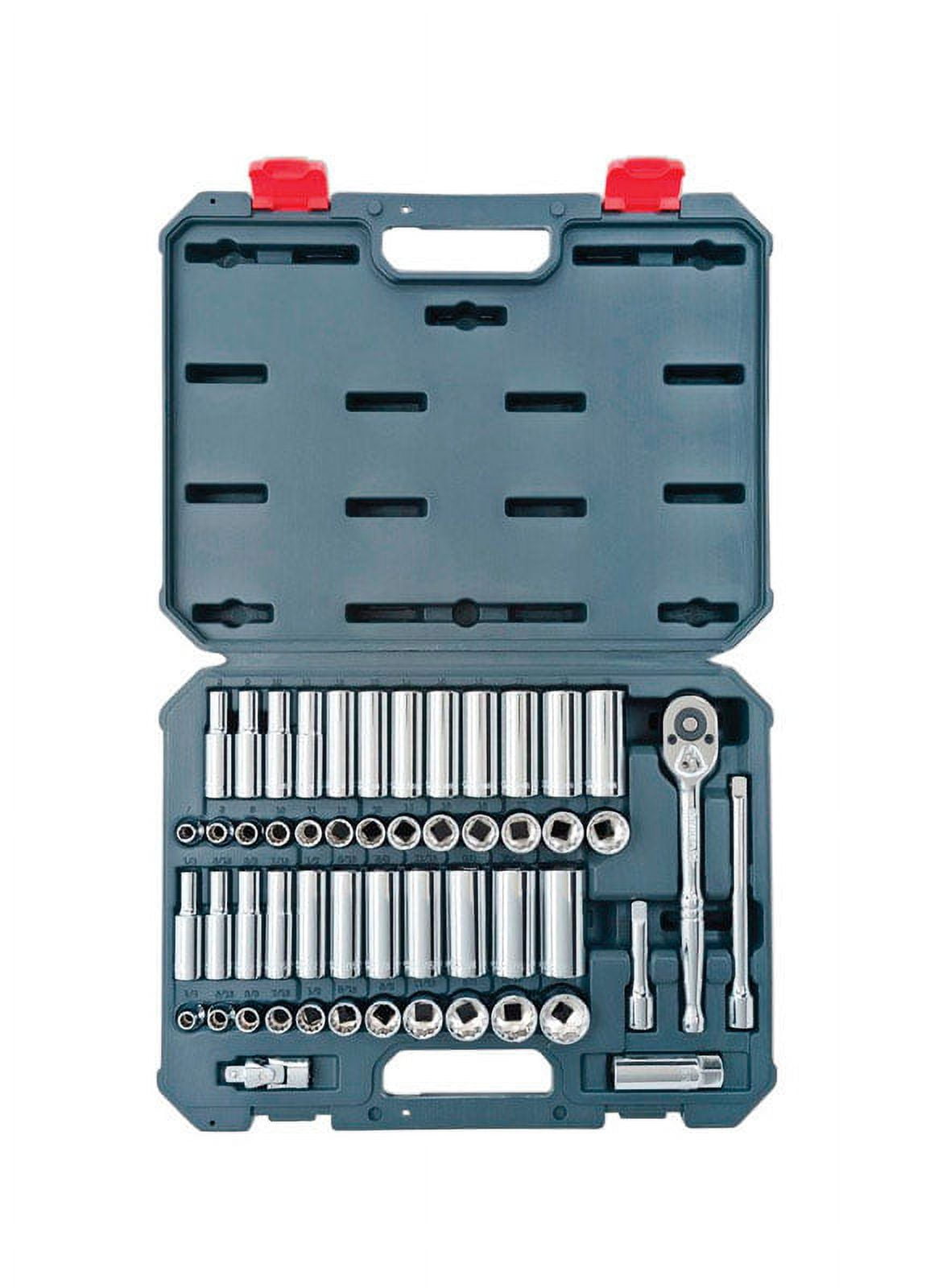 Crescent 52pc 3/8in Drive 6 & 12 Point Standard & Deep SAE/Metric Mechanics Tool Set