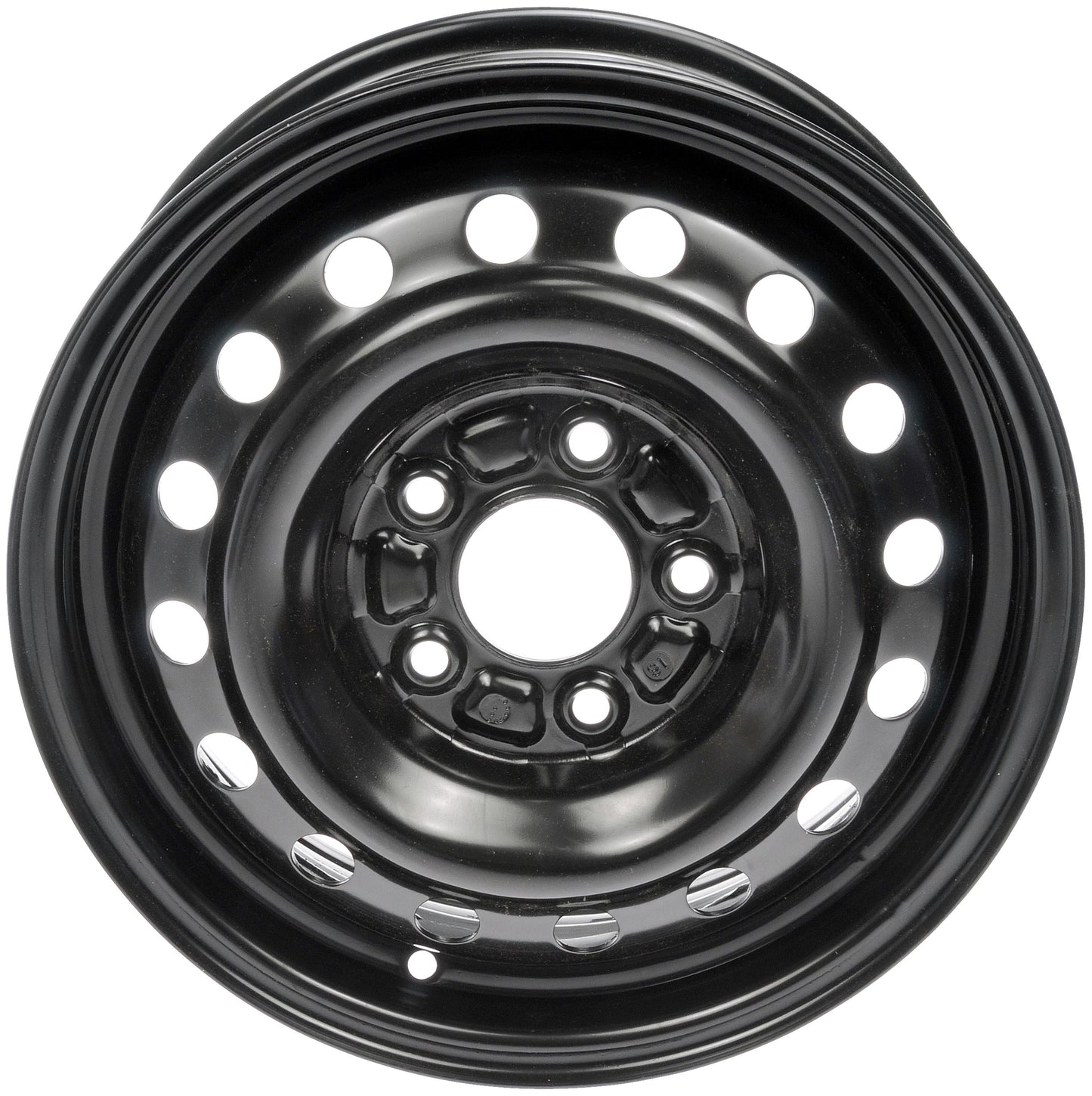 Dorman 939-239 Steel 15" Wheel Rim 15 x 5.5-inch 5-Lug Black, for Specific Hyundai Models