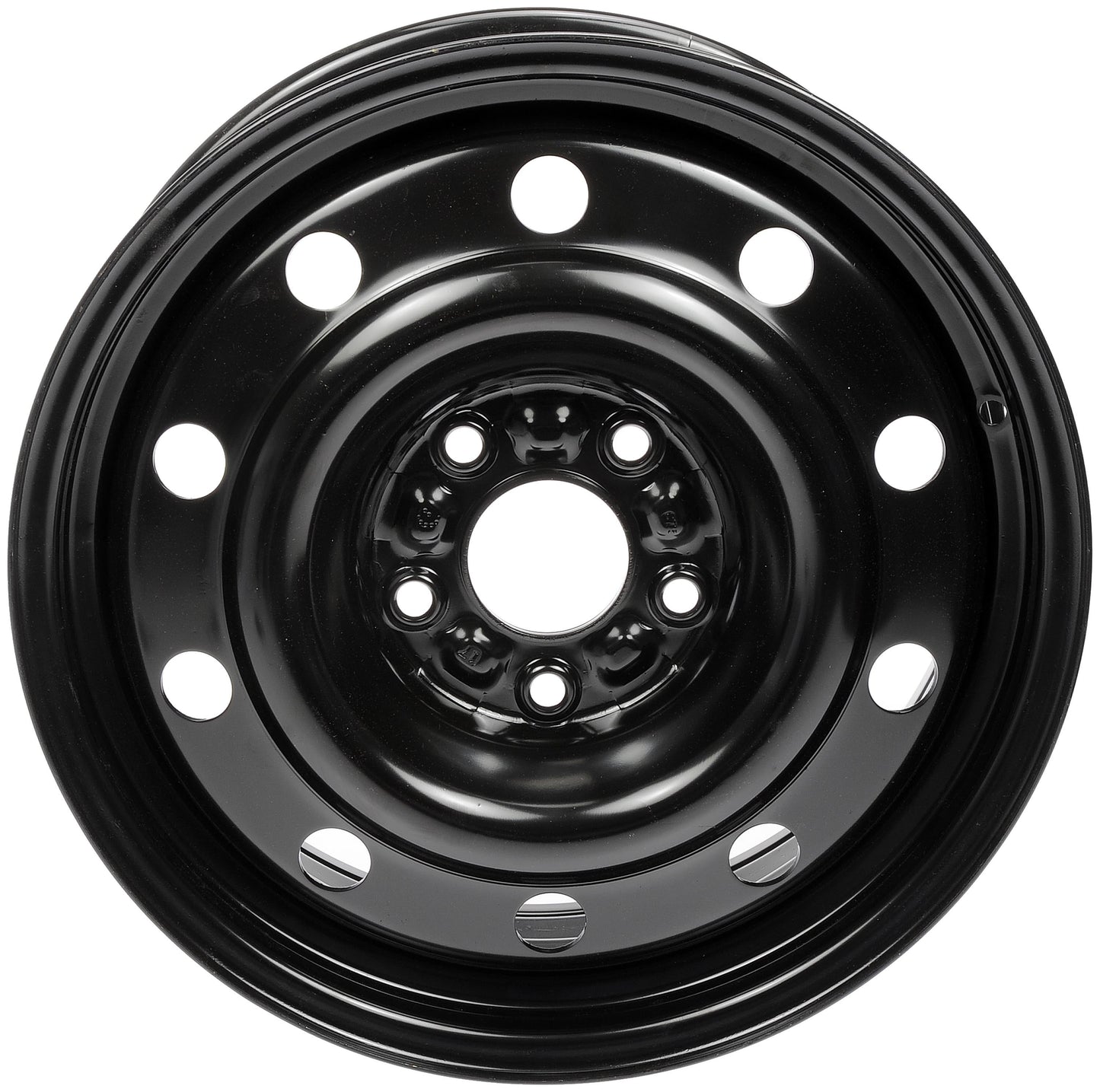 Dorman 939-243 Steel 17" Wheel Rim 17 x 6.5-inch 5-Lug Black, for Specific Chrysler / Dodge Models