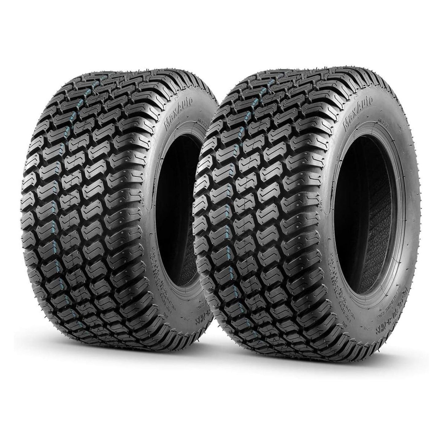 Drevy 2 Pcs 16x6.50-8 Lawn Mower Tire for Garden Tractors Riding Mowers, 4PR, Tubeless