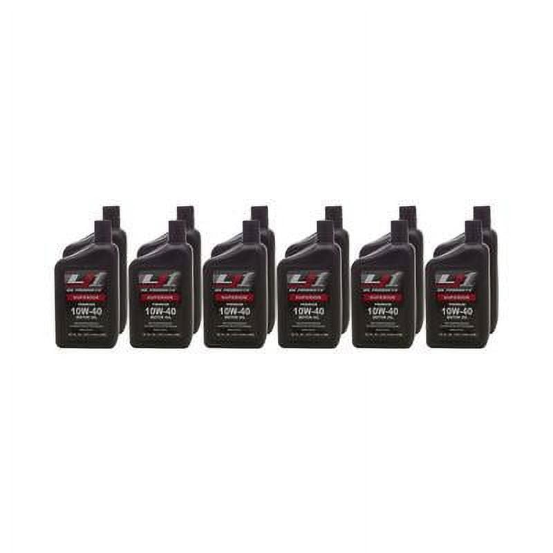 Extreme Racing Oil SP10W-40, 10W40 Premium Blend 12 X 1 Quart Performance