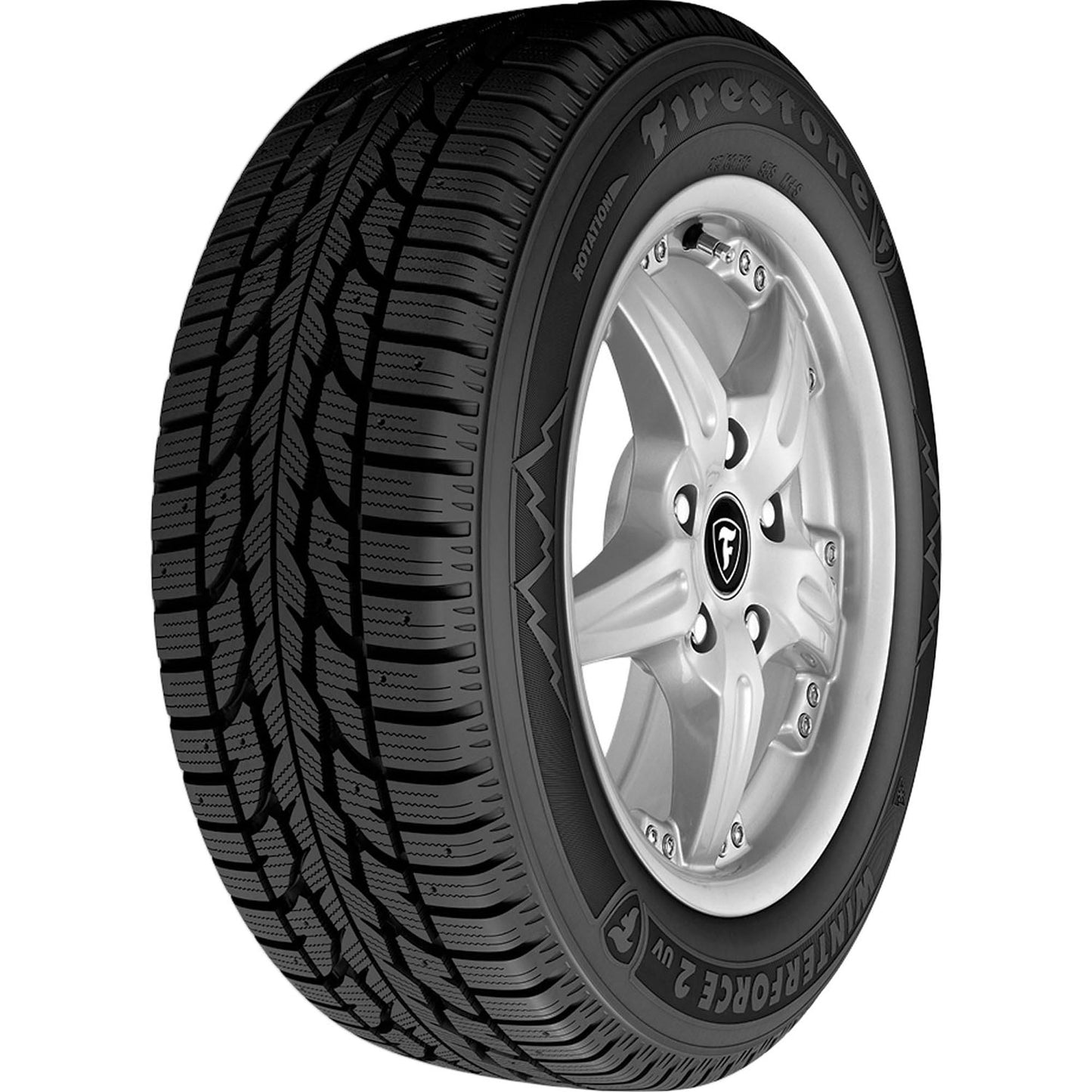 Firestone Winterforce 2 UV Winter 255/65R17 110S Passenger Tire