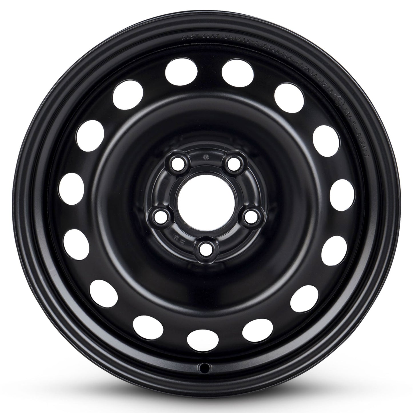 For 2019-2024 Jeep Renegade 16 Inch Painted Black Rim - OE Direct Replacement - Road Ready Car Wheel