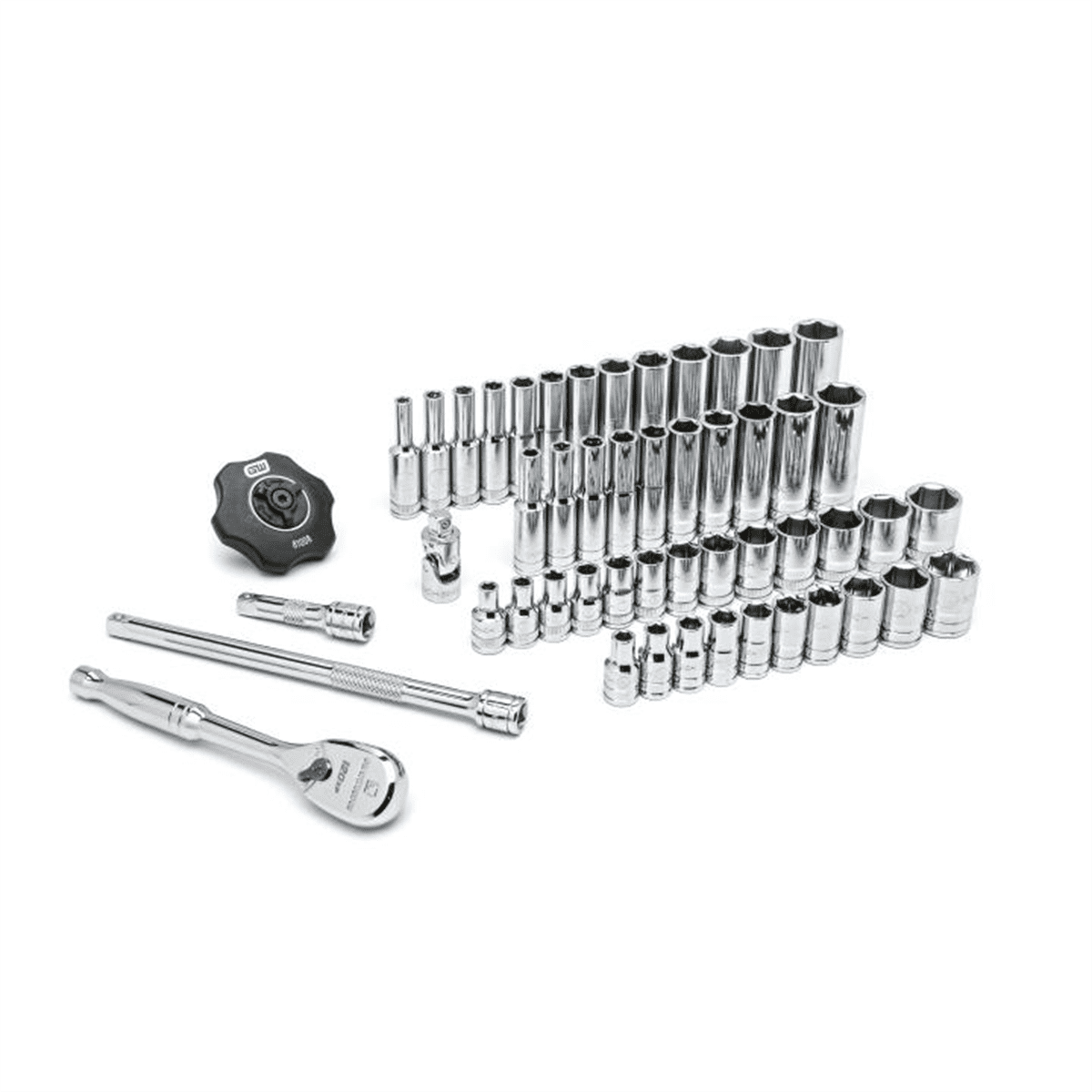 Gearwrench 51 Pc. 1/4" Drive 6 Point 120XPT SAE/Metric Standard and Deep Mechanics Tool Set