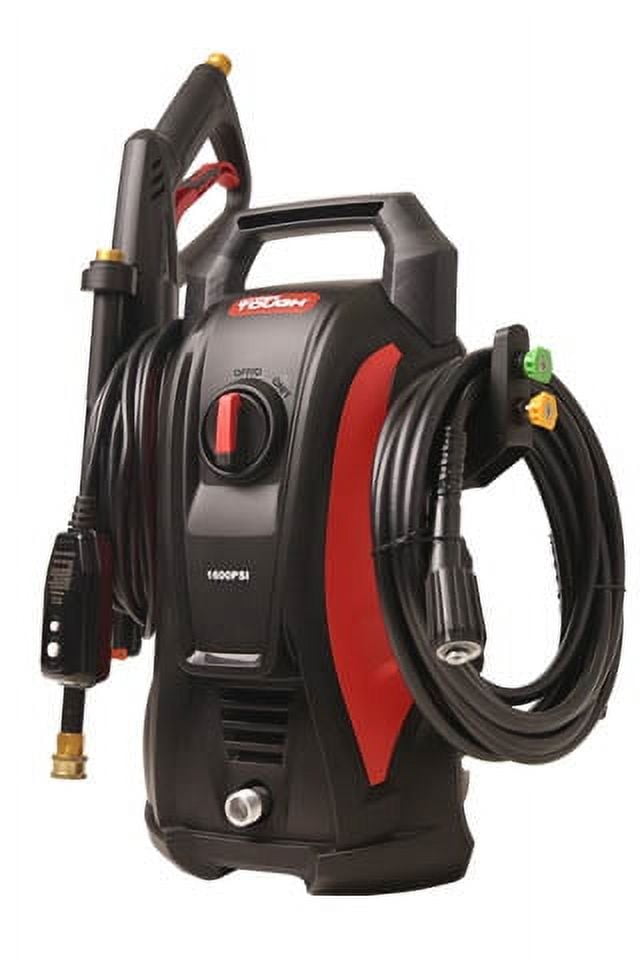Hyper Tough 1600 Psi at 1.2 GPM 120 V 60HZ 13A Electric Powered Cold Water Pressure Washer